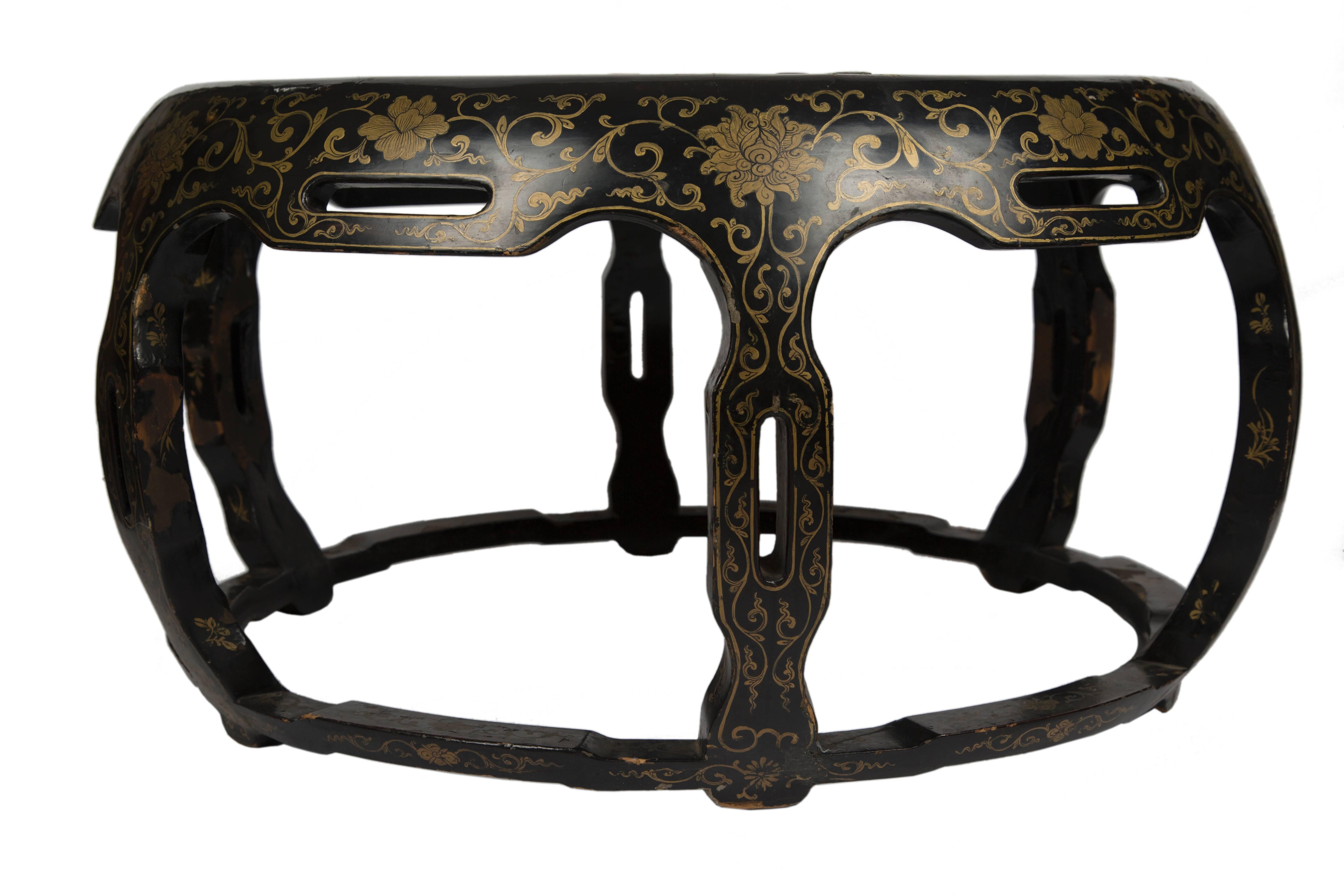 chinese black lacquer coffee table