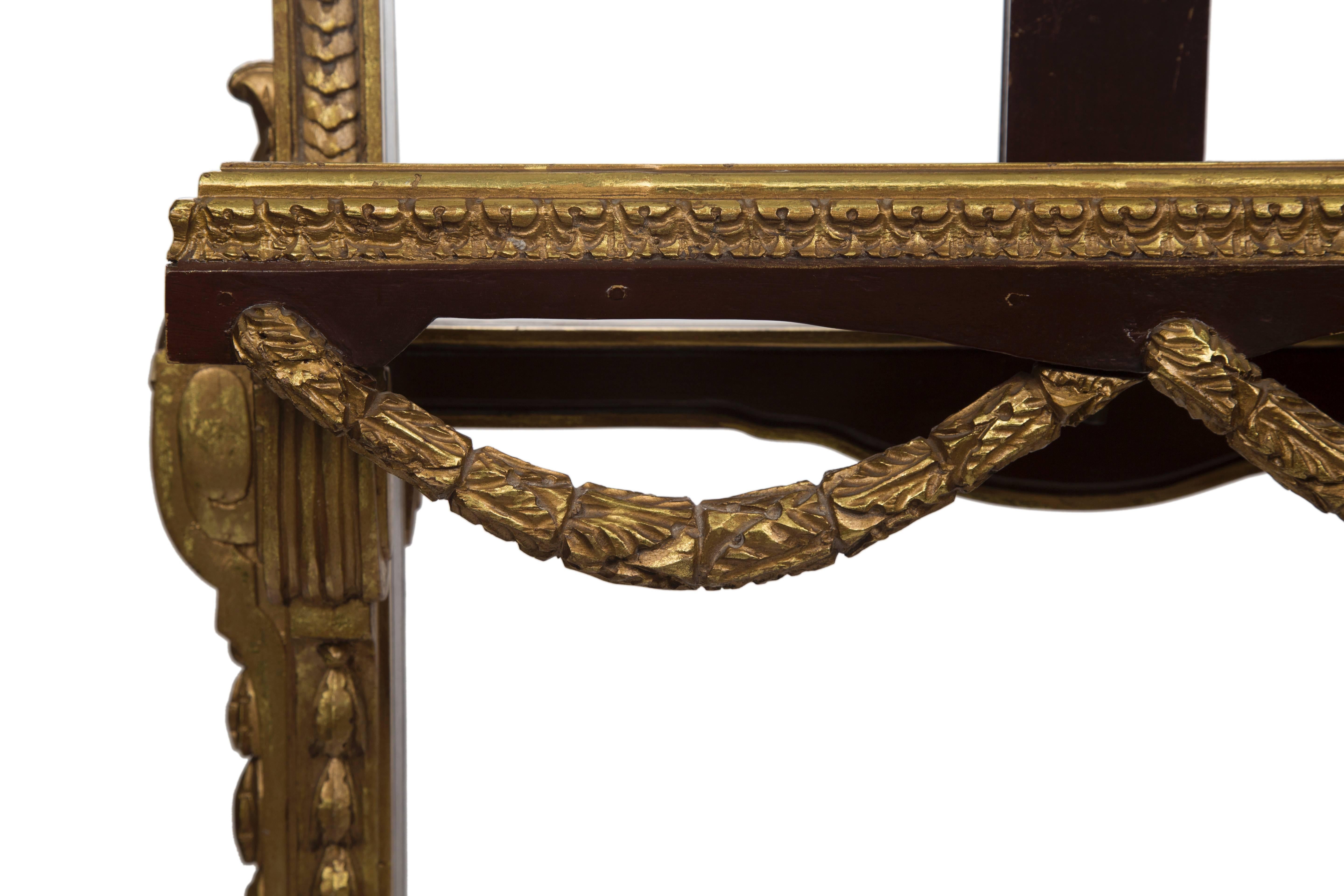 Louis XVI Style Carved Giltwood Easel 3
