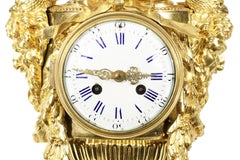 Louis XVI Style Ormolu Mantel Clock Freres Paris