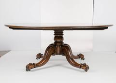 Irish William IV Mahogany Dining Table