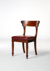 Set of 12 Late Regency Mahogany Side Chairs