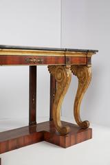 Regency Parcel-Gilt Rosewood Console