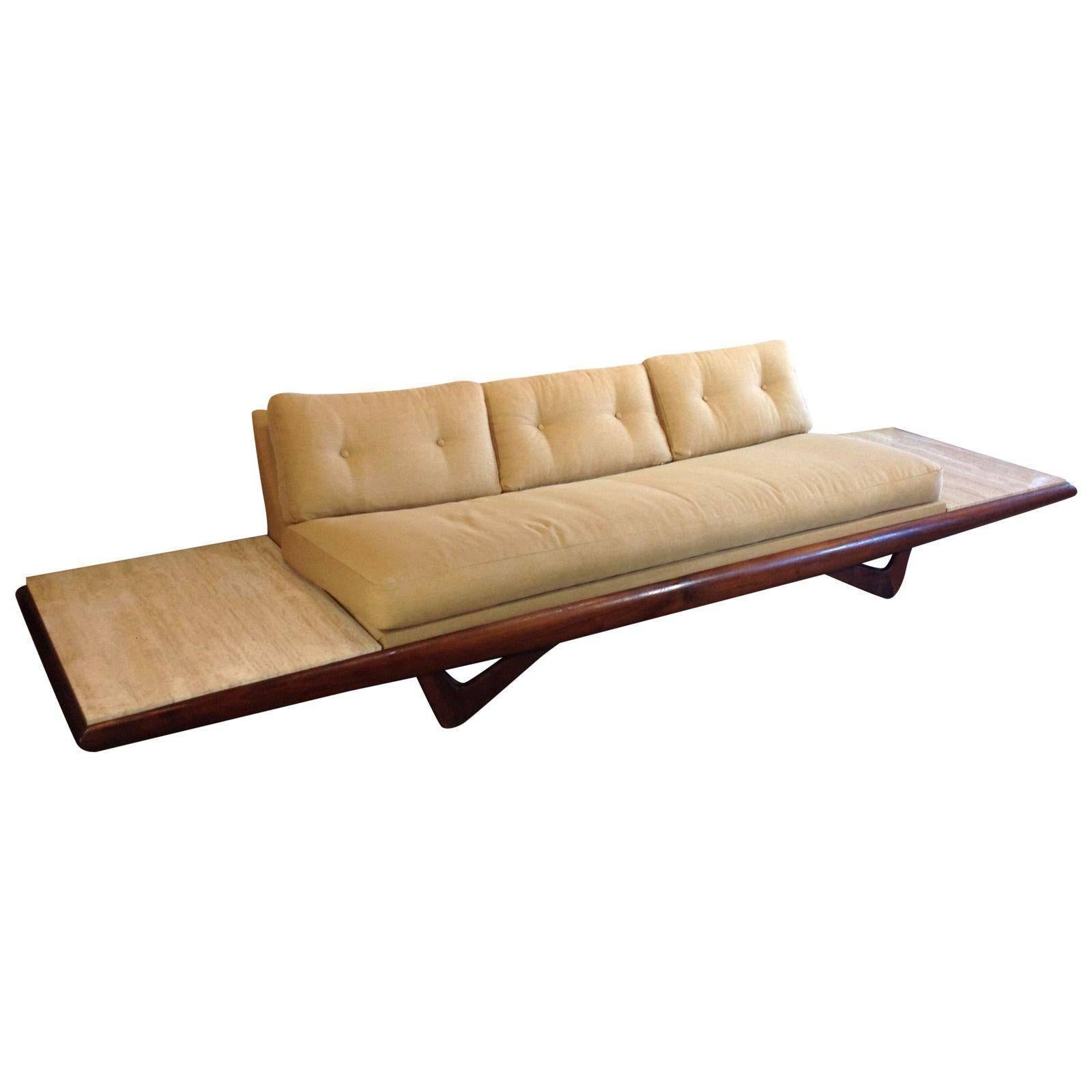 Atomic Mid Century Modern Sofa Couch by Adrian Pearsall, for Craft Associates For Sale
