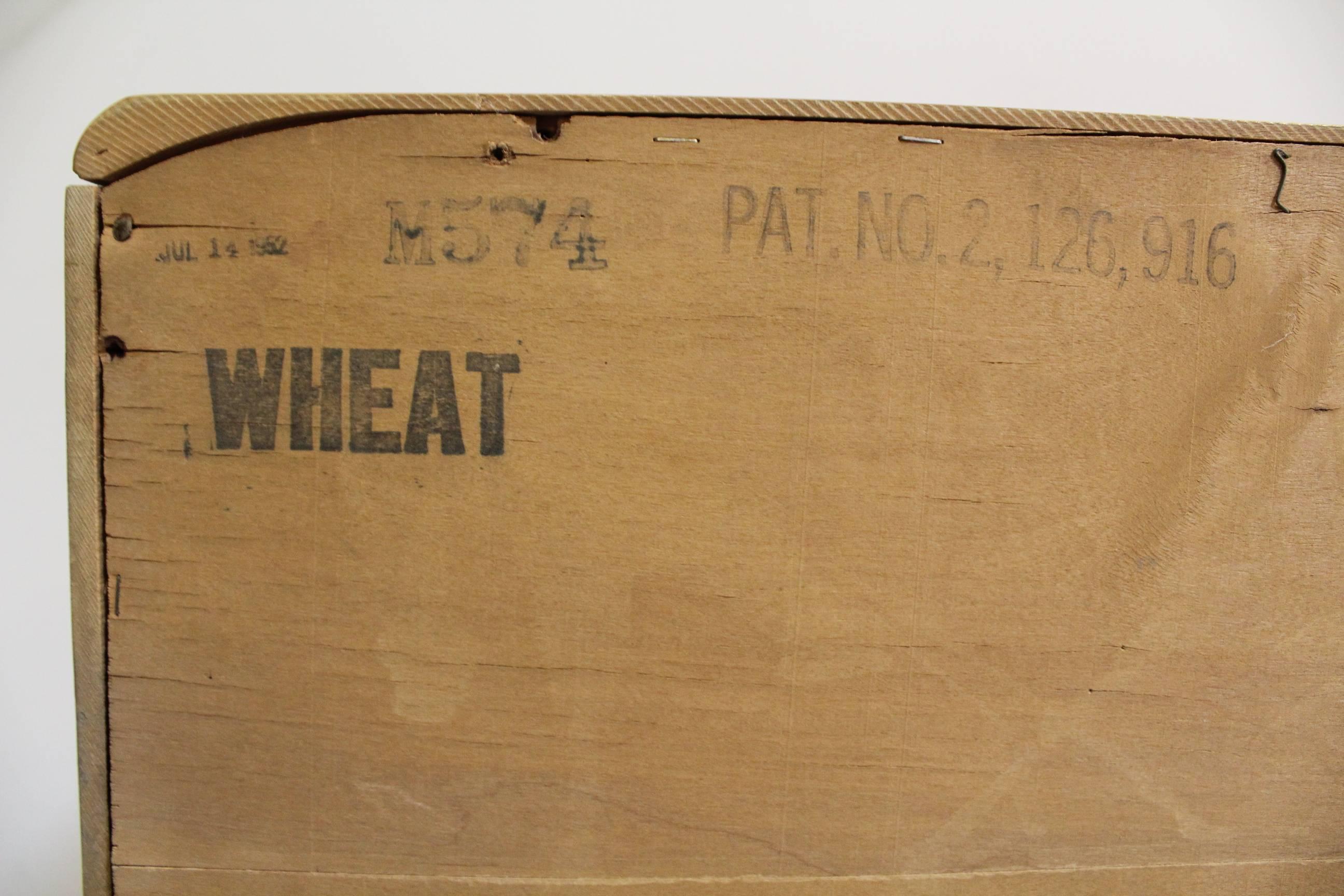 American Rare Wheat Color Heywood Wakefield Trophy Dresser Model M574