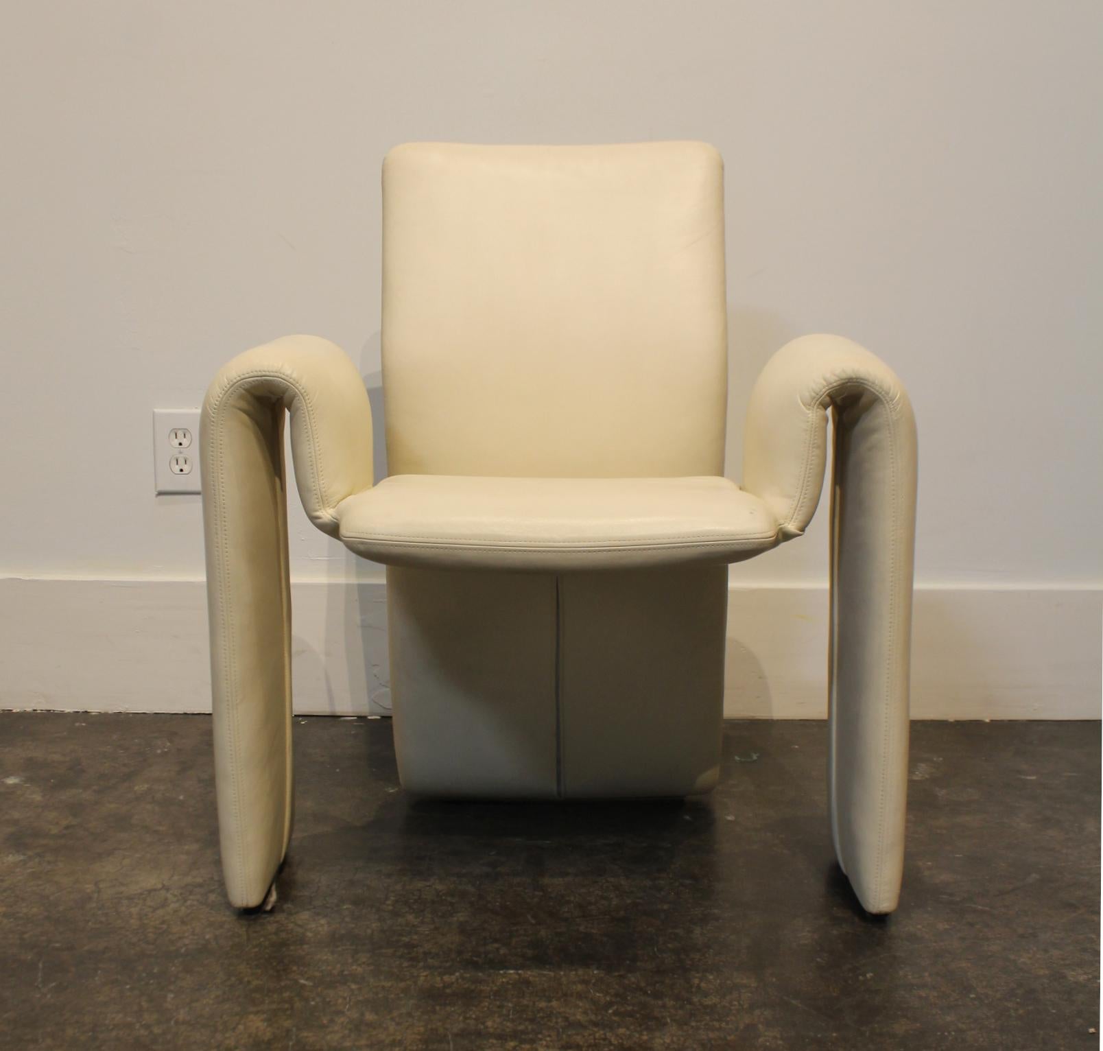 Leather Dining Chairs by Steve Leonard for Brayton International (Leder)