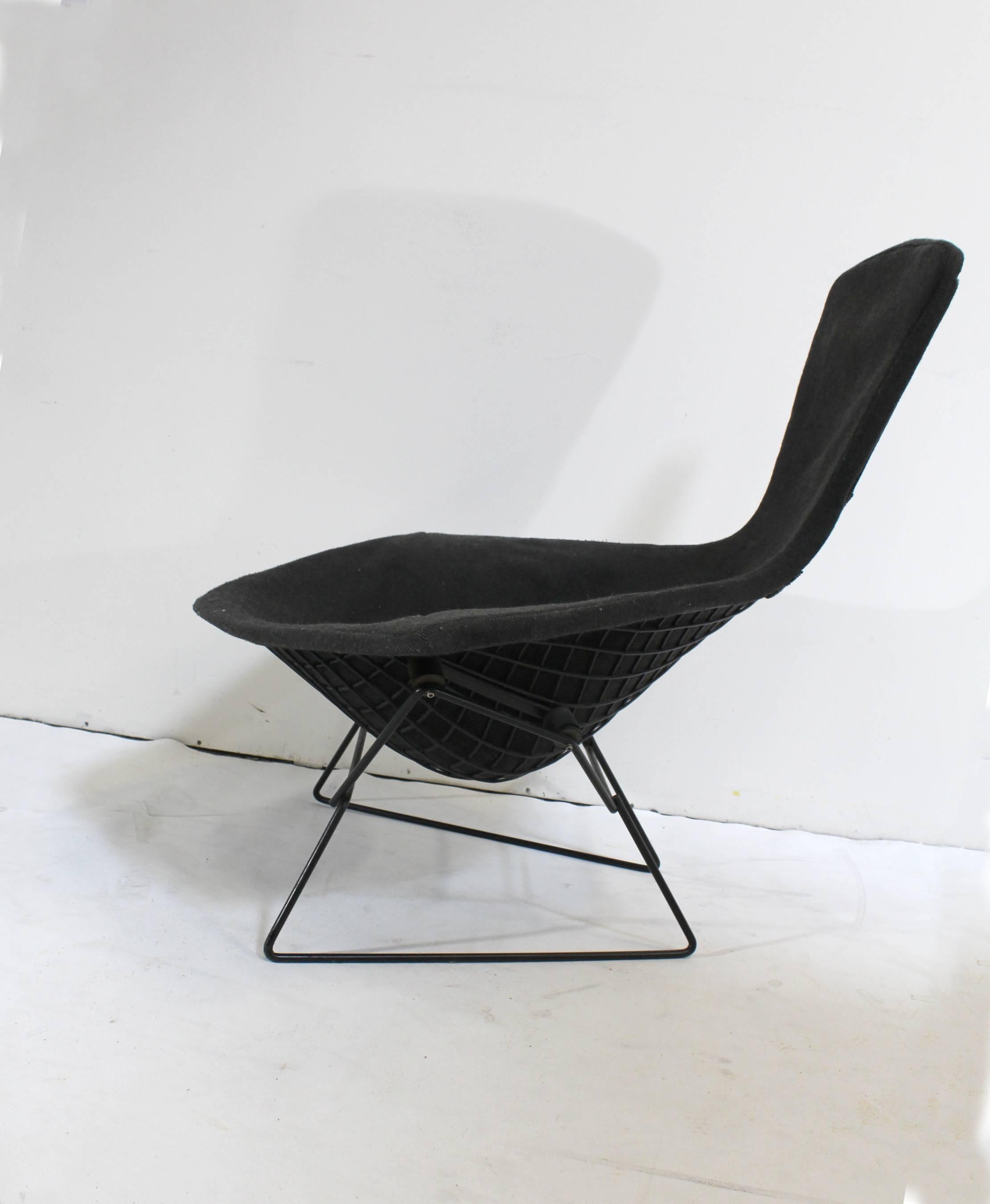 Mid-Century Modern Vintage Bird Chair and Ottoman by Harry Bertoia for Knoll