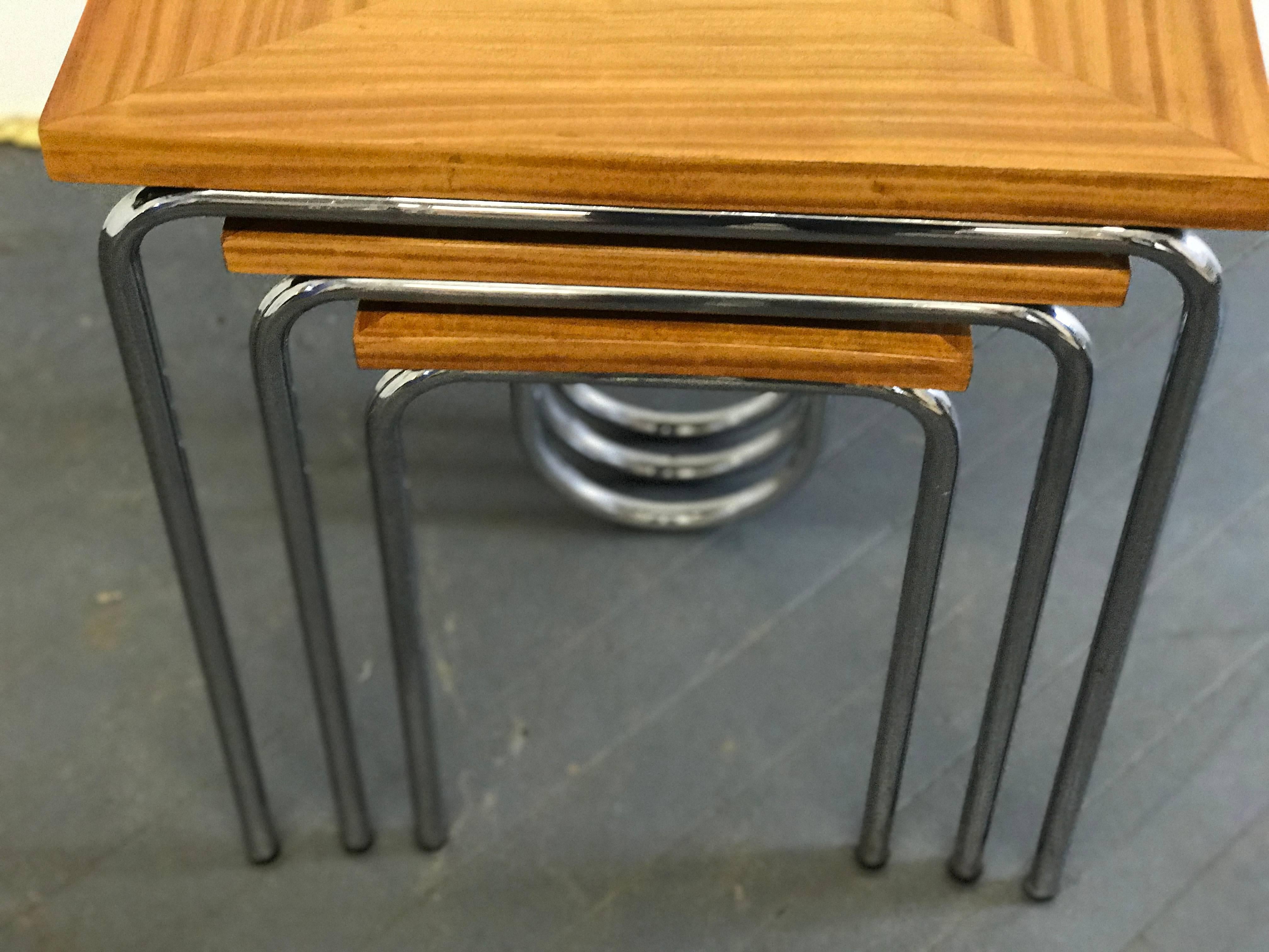 French Art Deco Nest of Tables For Sale 1