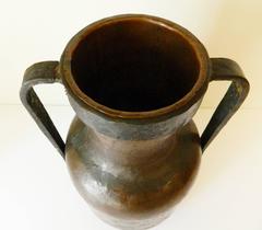Arts and Crafts American Copper and Iron Vase