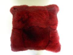 Pair of Beautiful Burgundy Fox Pillows