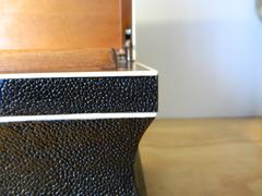 Natural Shagreen Box Karl Springer Style