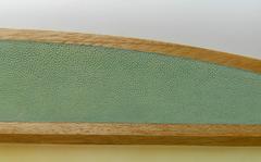 Beautiful Desk Blotter in Shagreen and Parchment