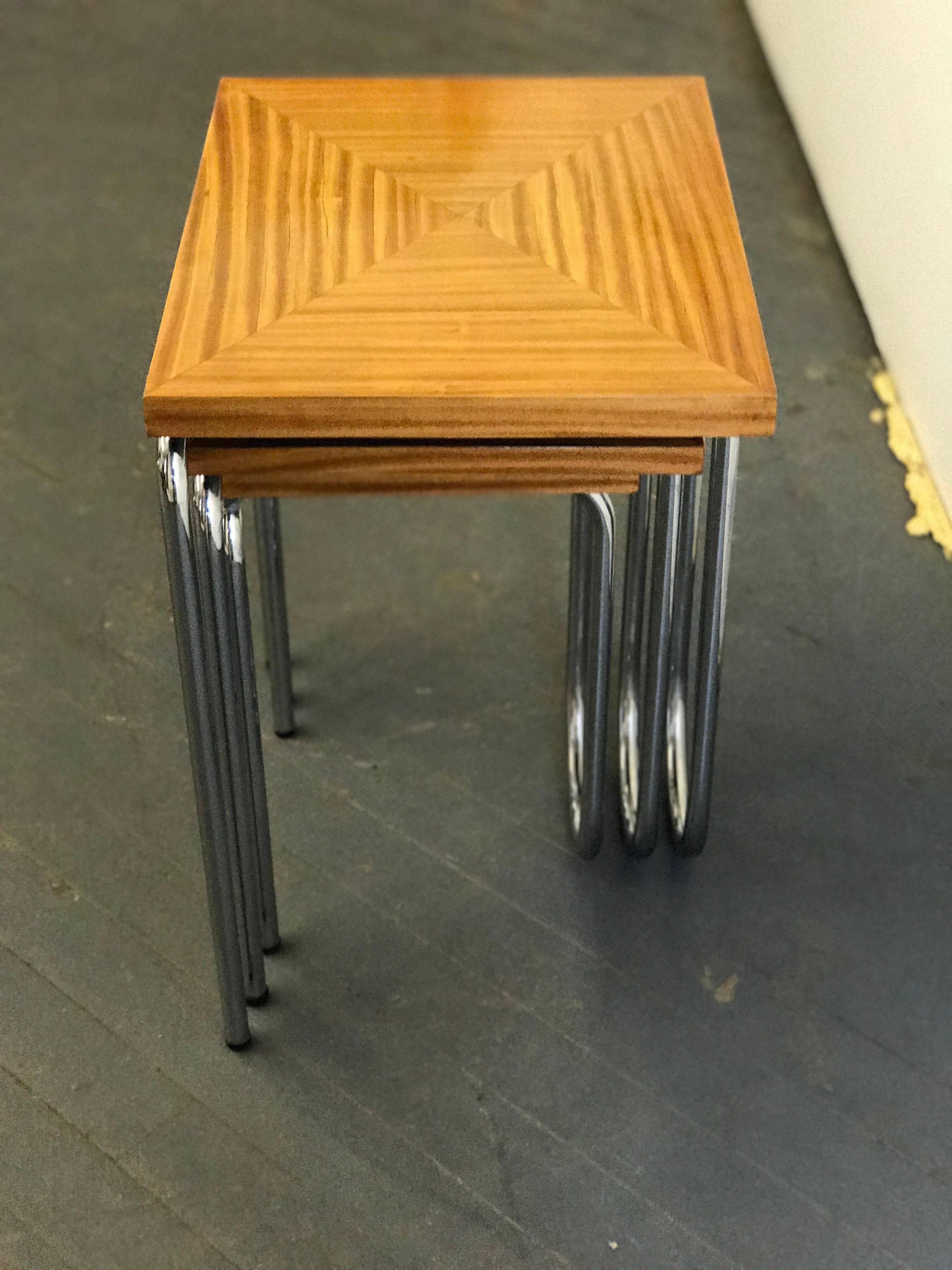Mid-20th Century French Art Deco Nest of Tables For Sale