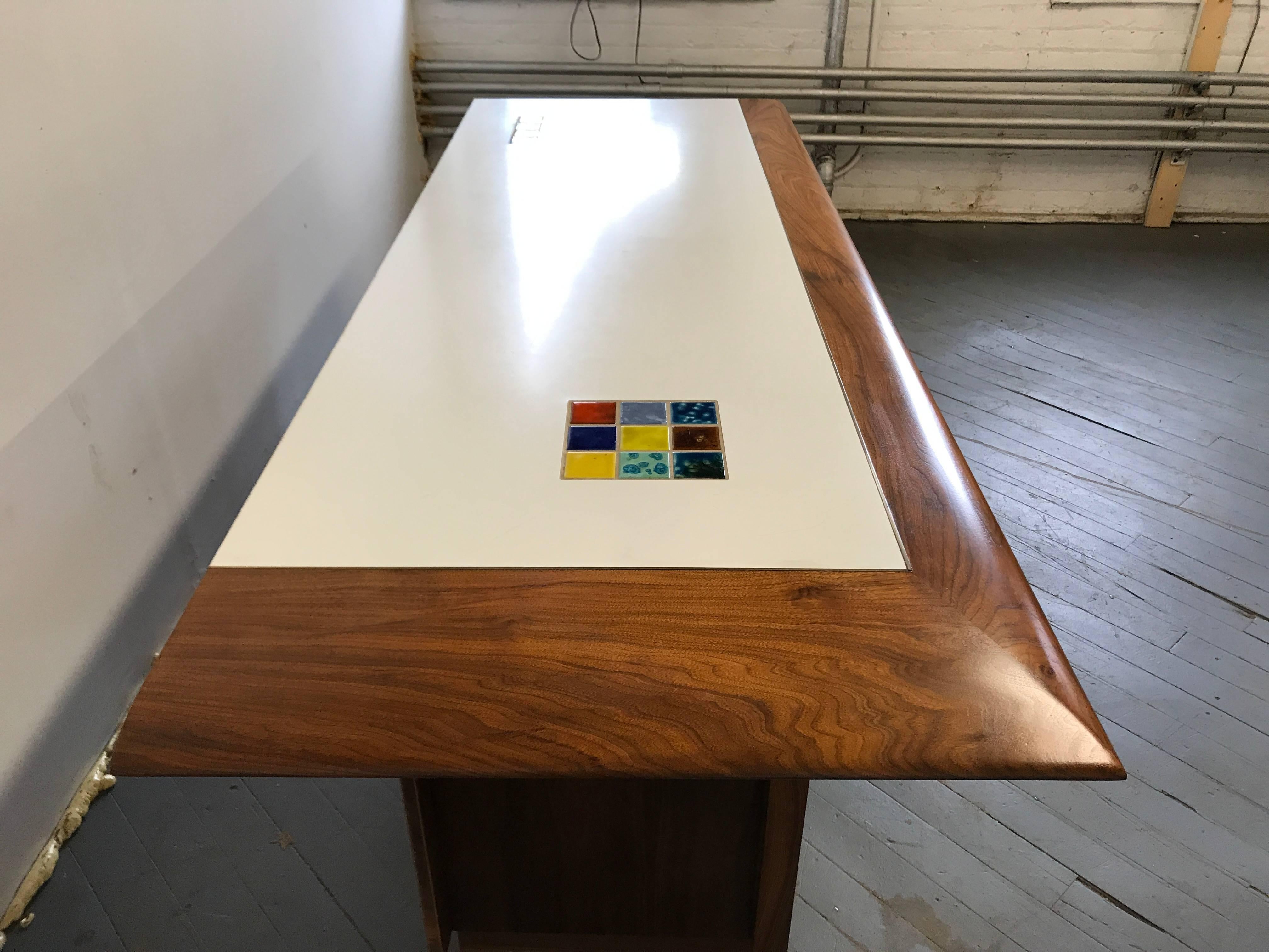Beautiful Mid Century Desk by Samson Berman In Excellent Condition For Sale In New York, NY