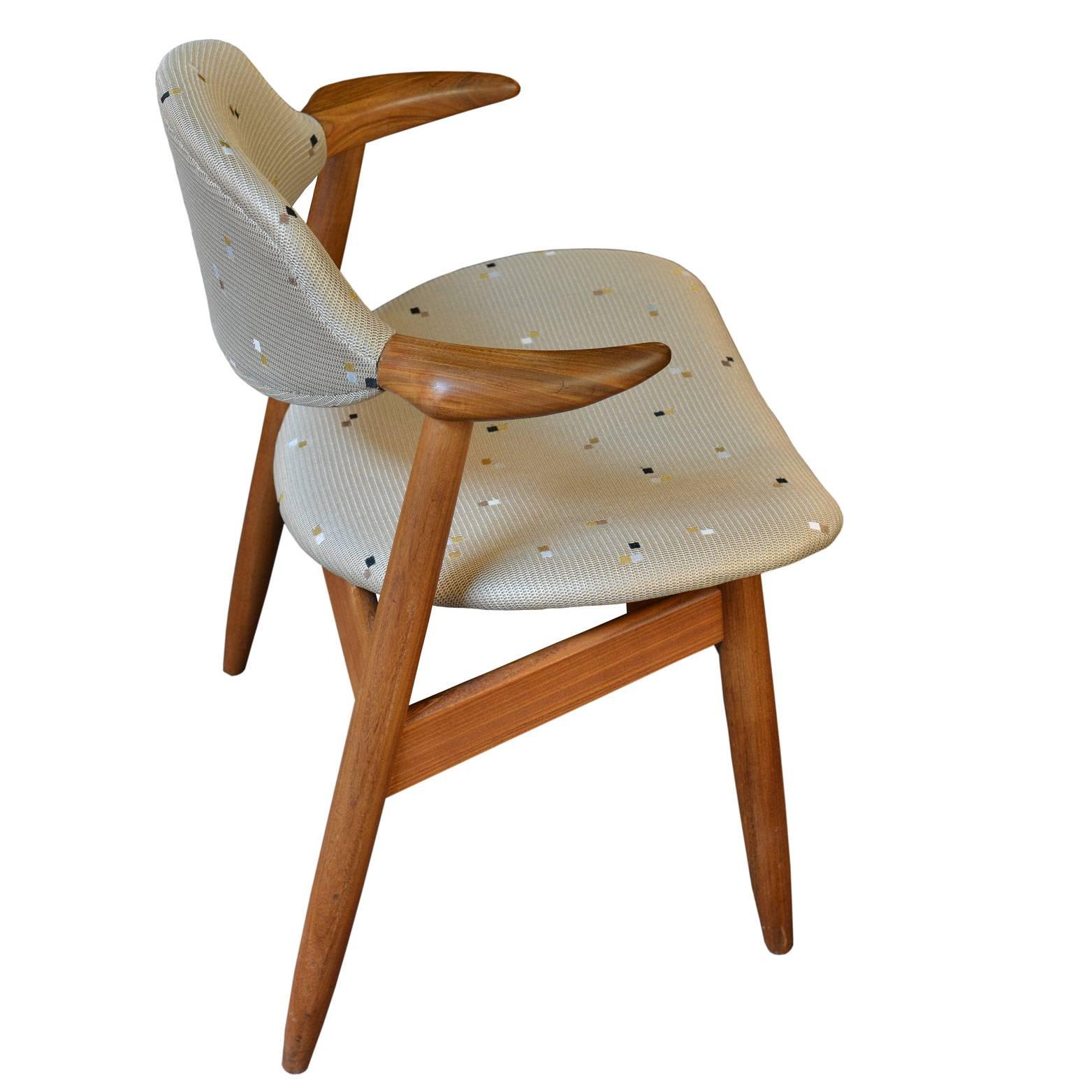 Danish Desk Chair in Teak, 1960s In Excellent Condition In Roma, IT