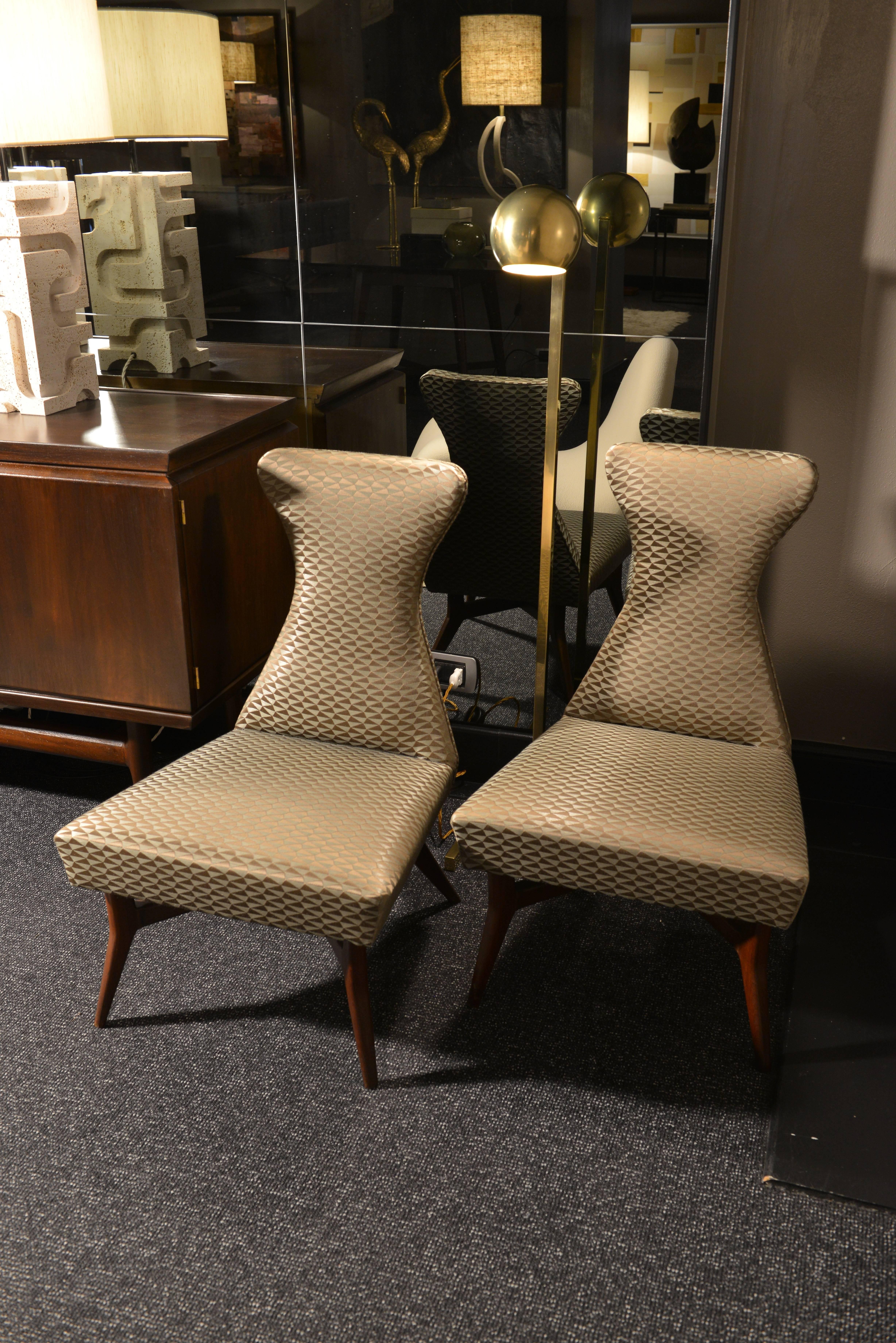 Pair of Armchairs Attributed to Melchiorre Bega, Italy, 1950s For Sale 3