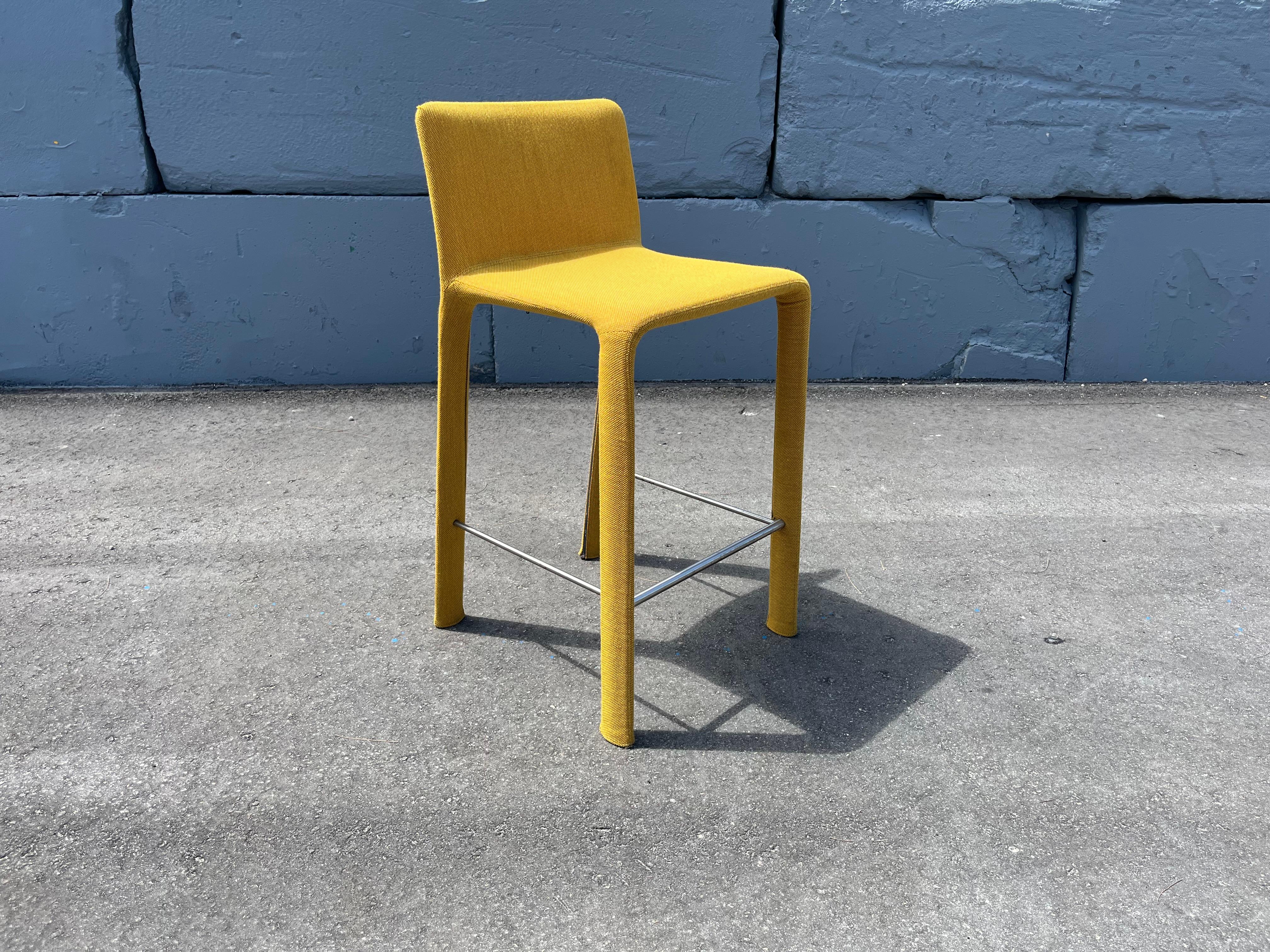 Joko Counter Stools Designed by Bartoli Design for Kristalia, Made in Italy In Fair Condition For Sale In Miami, FL