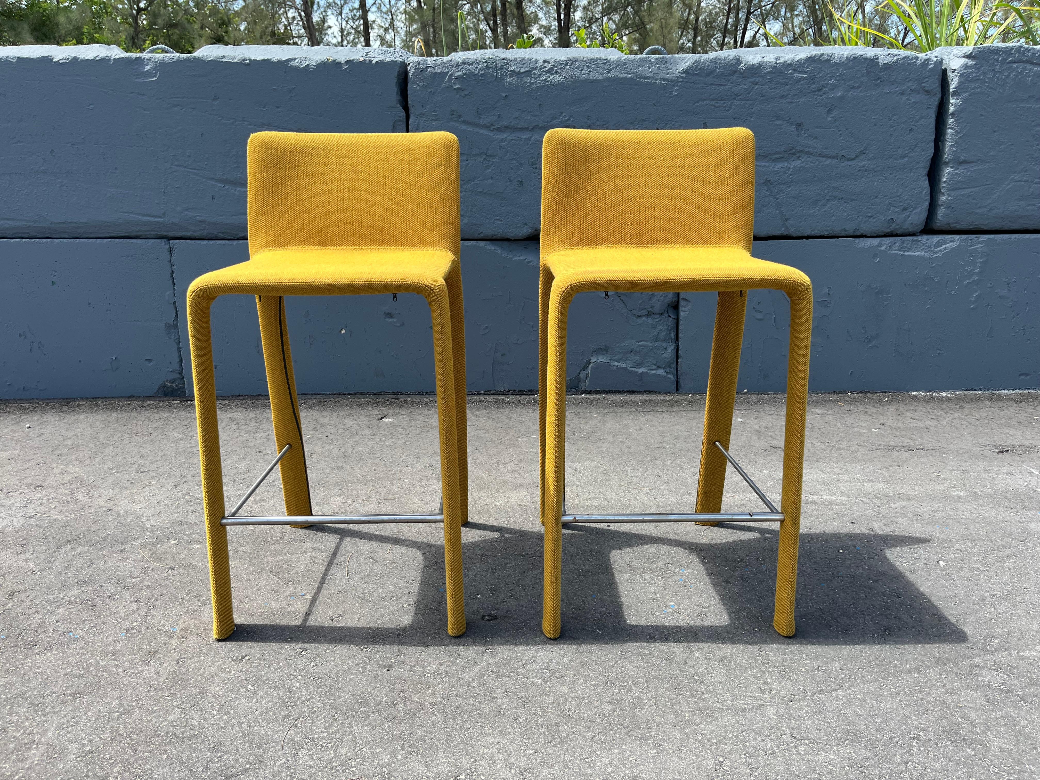 Steel Joko Counter Stools Designed by Bartoli Design for Kristalia, Made in Italy For Sale