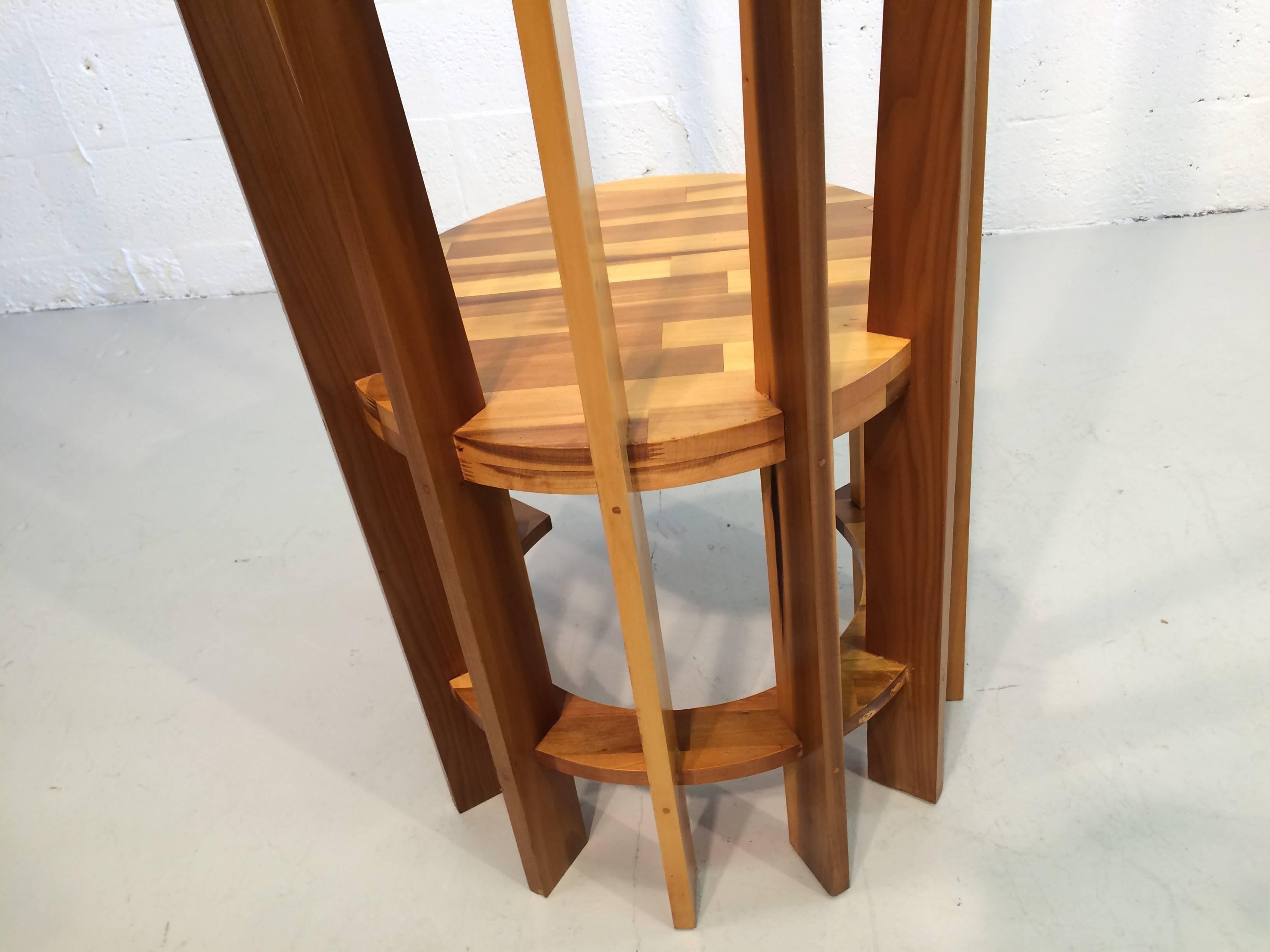 Late 20th Century Unique American Studio Craft Throne Chair
