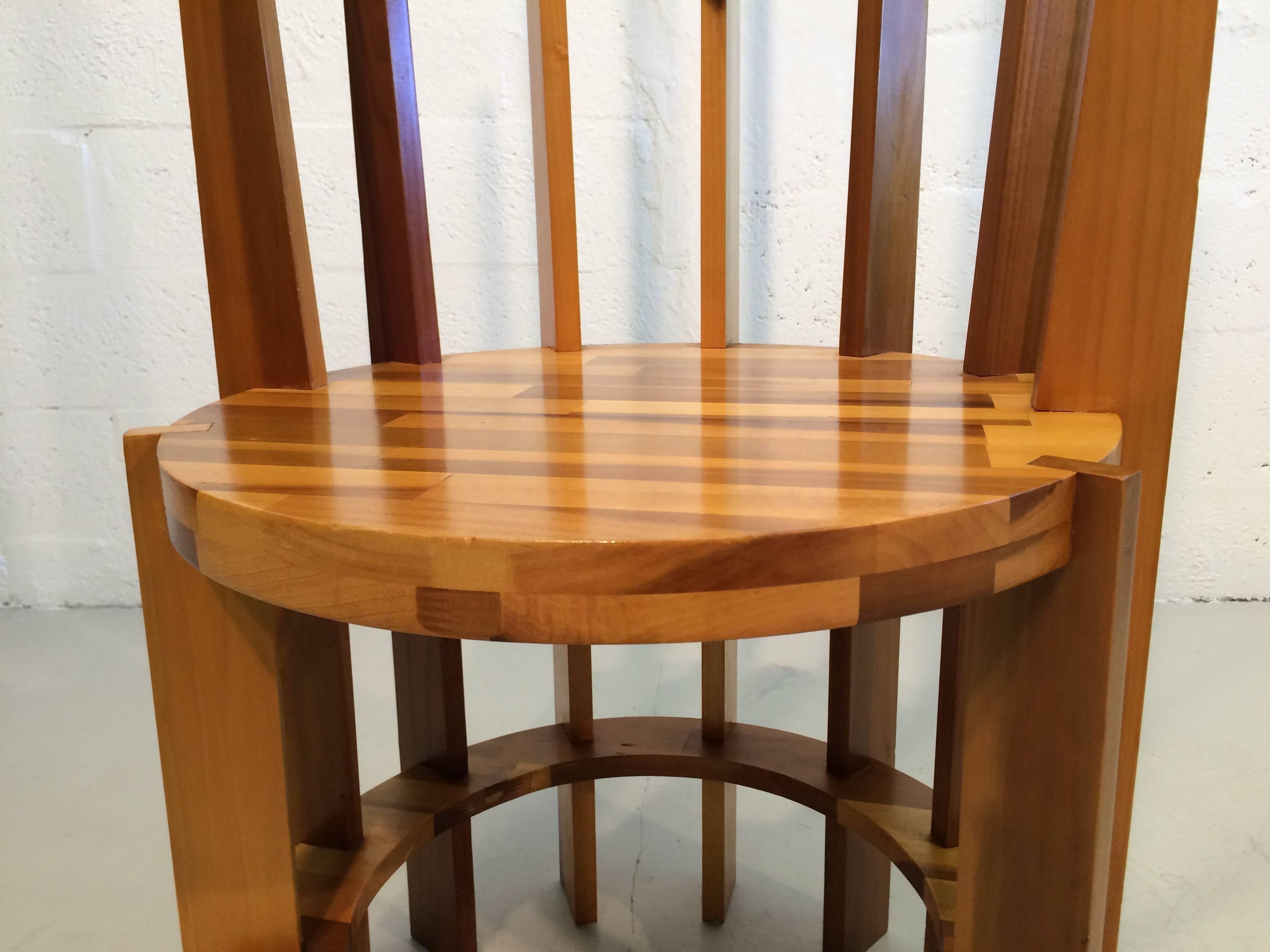 Unique American Studio Craft Throne Chair 3
