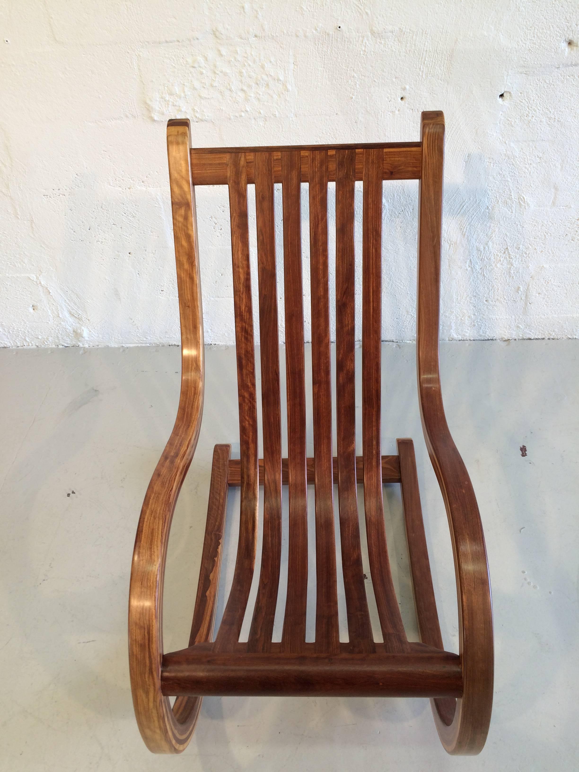 Studio Crafted Rocking Chair, Mexico Rocker In Good Condition In Miami, FL