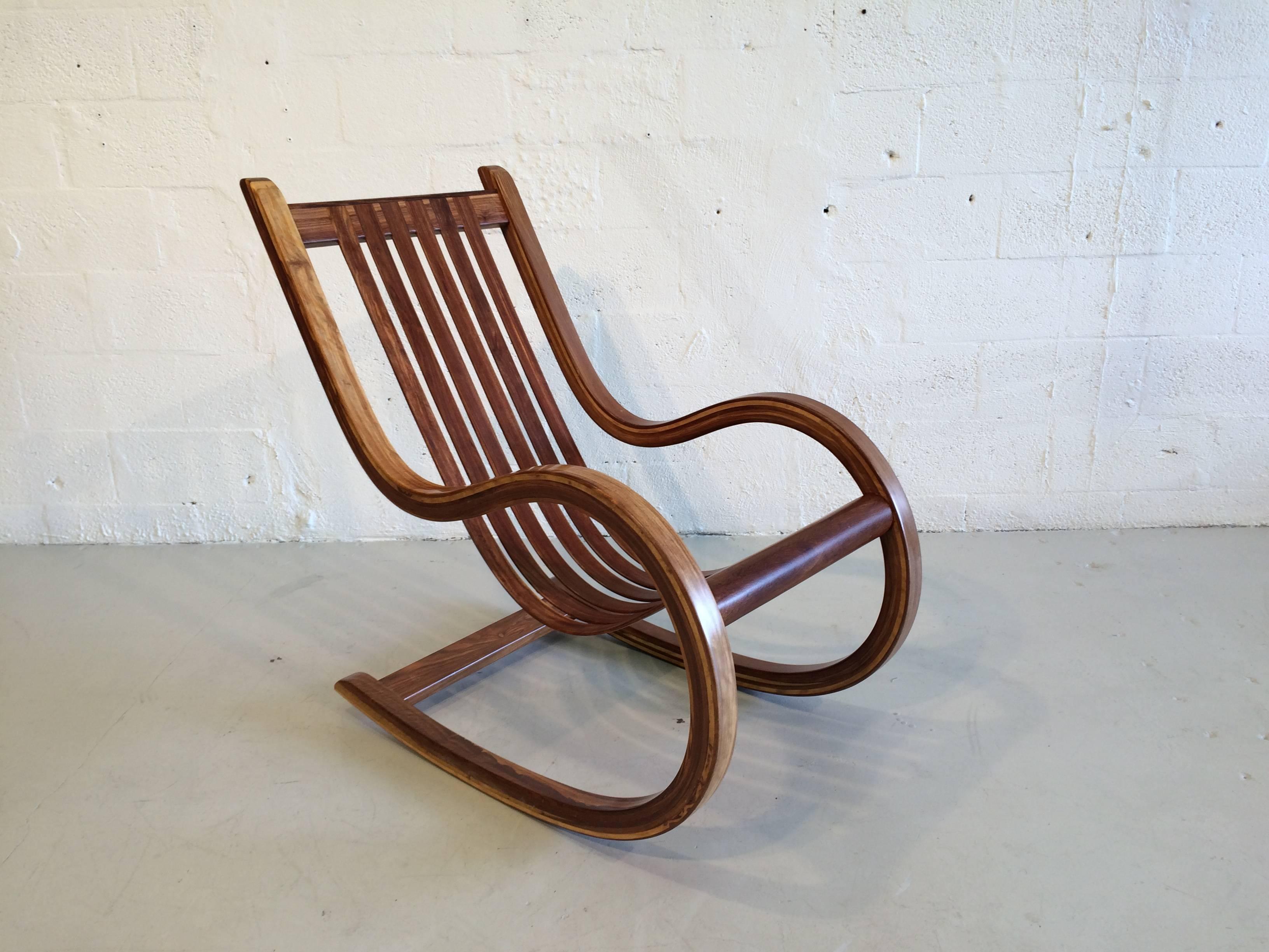 Modern Studio Crafted Rocking Chair, Mexico Rocker