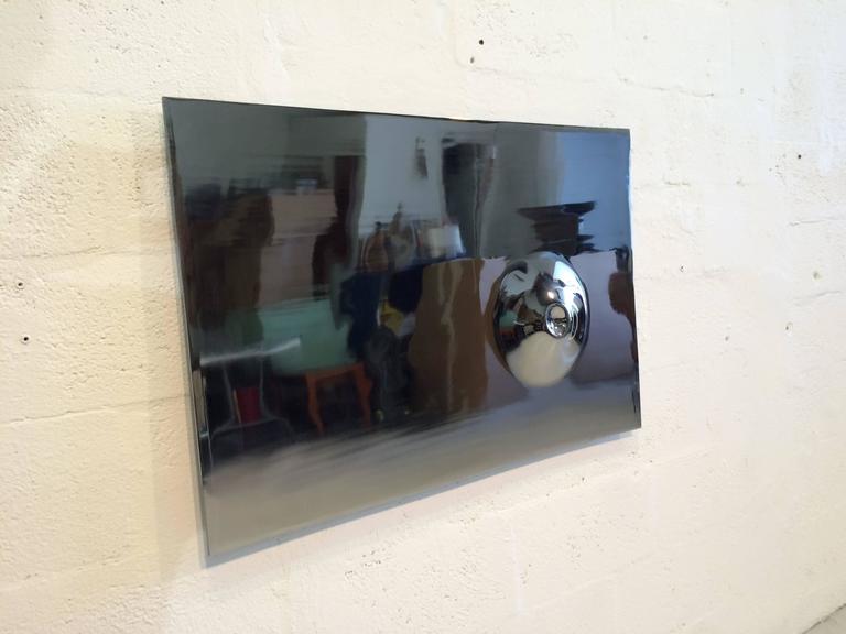 Polished Chrome Wall Relief Sculpture Wall Art For Sale at