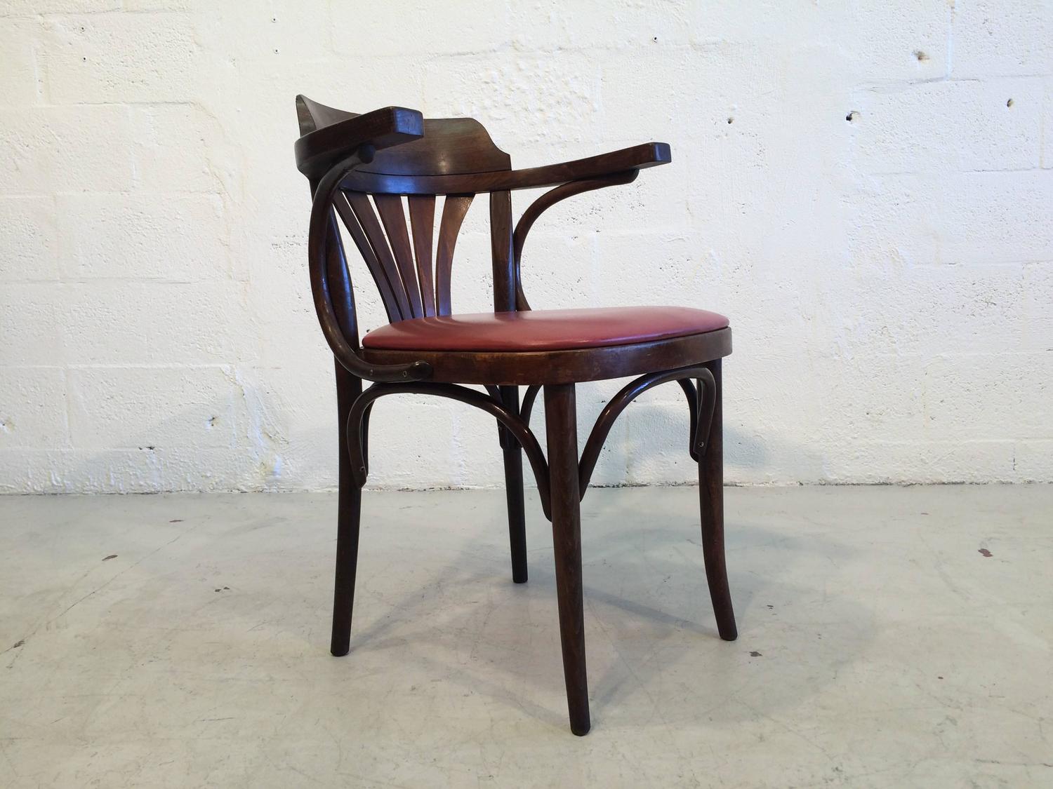 Six Bentwood Chairs by Drevounia, Czech Republic, 1950s, 12 Chairs