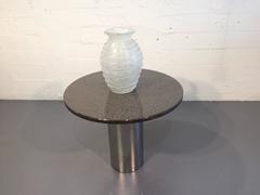 Stainless Steel and Granite Centre Table or Dining Table