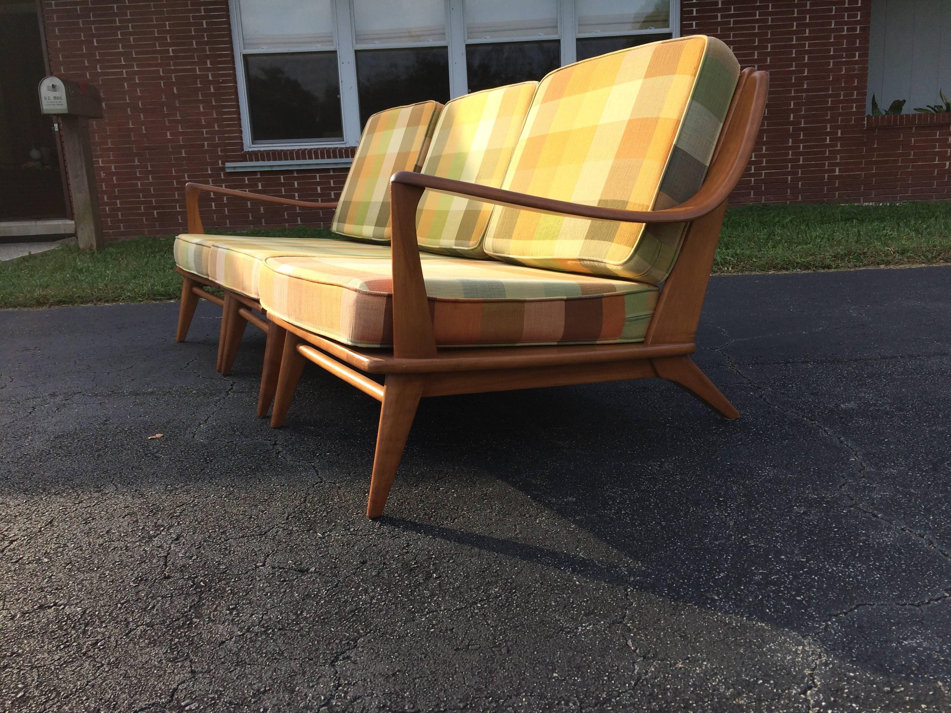 Fabric Cool Heywood-Wakefield Sofa, USA, 1950s