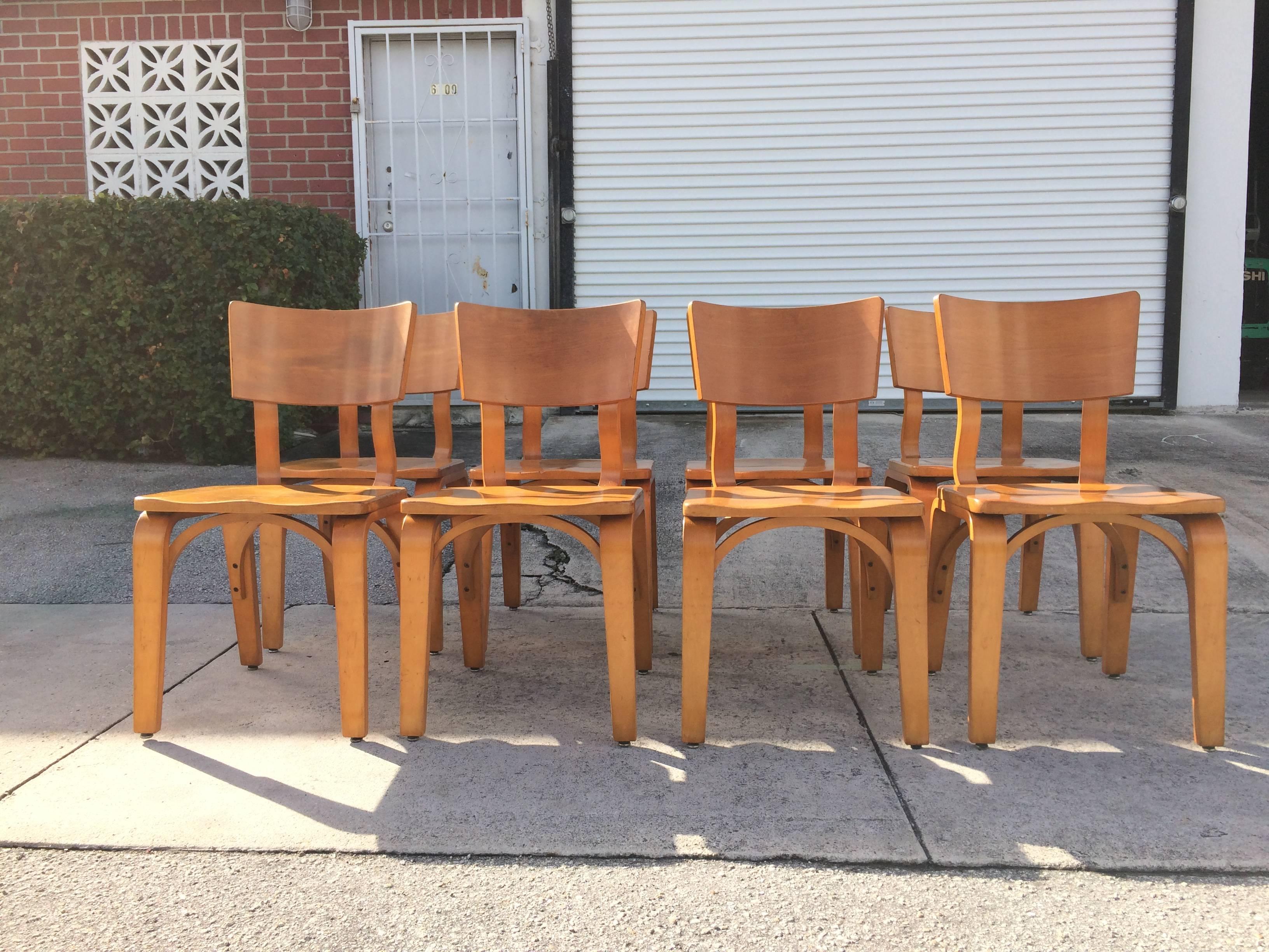 Very well made chairs made of solid wood and bentwood.