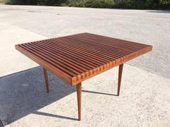 Beautiful Slat Coffee Table, USA, 1950s