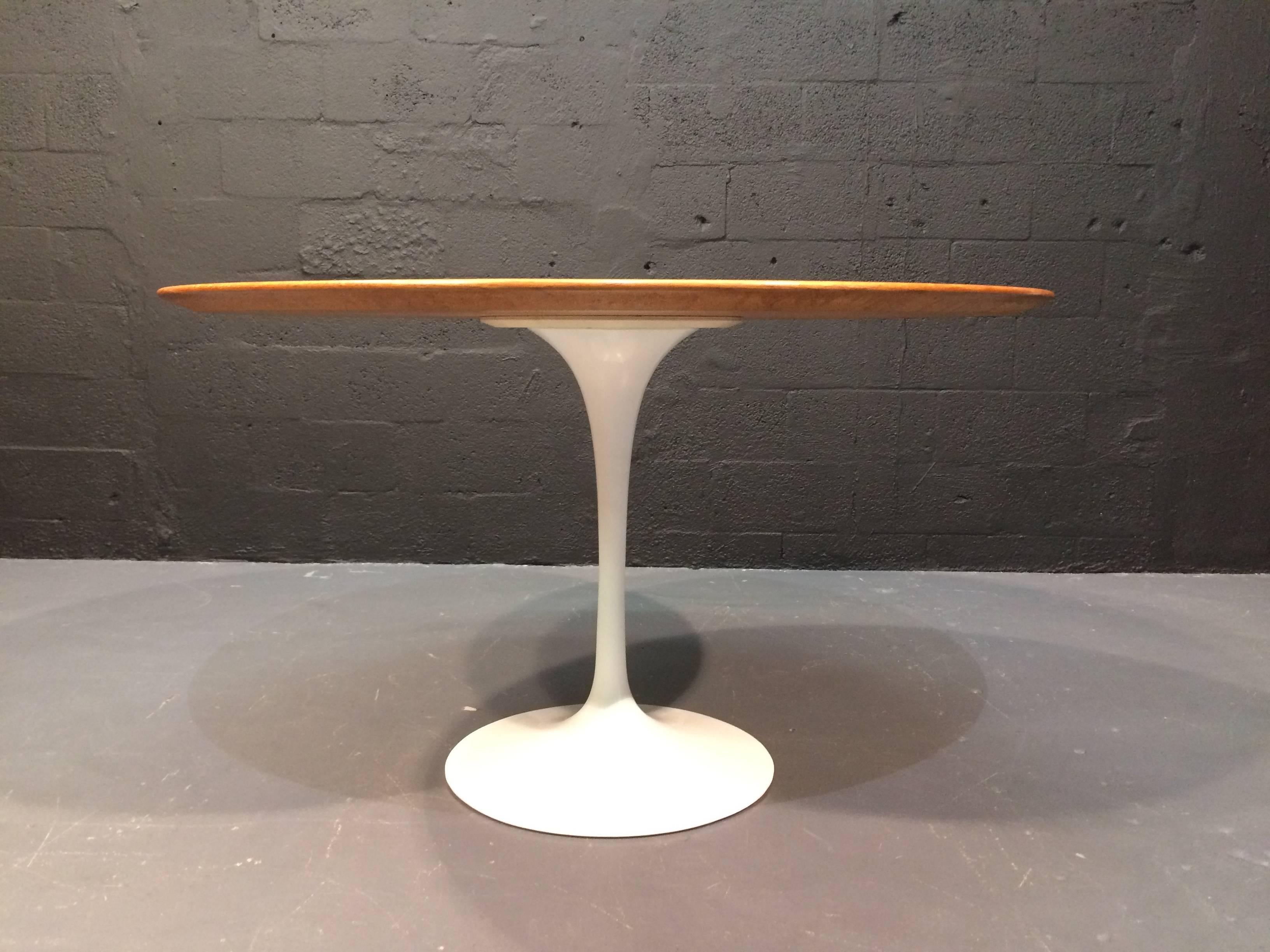 Eero Saarinen Oak Tulip Dining Table for Knoll 1