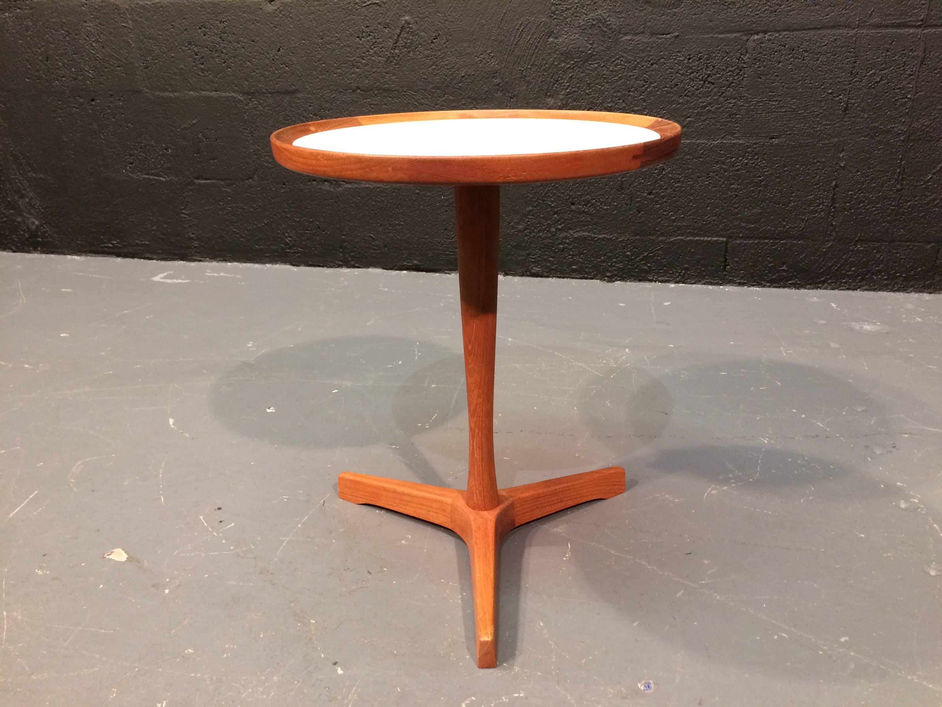 Hans Andersen Teak Side Table In Excellent Condition In Miami, FL