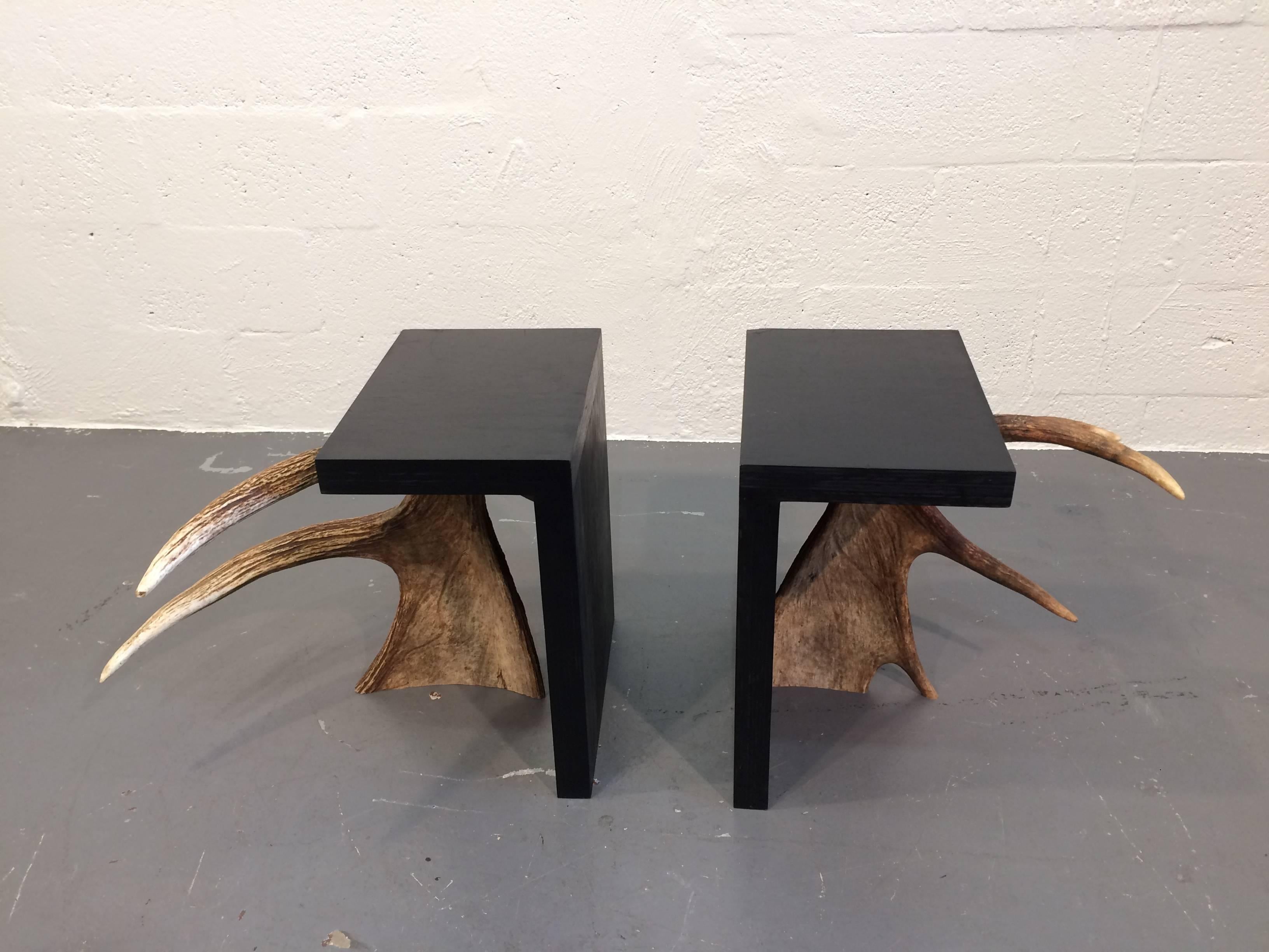 Contemporary Pair of Rick Owens Stools or Side Tables