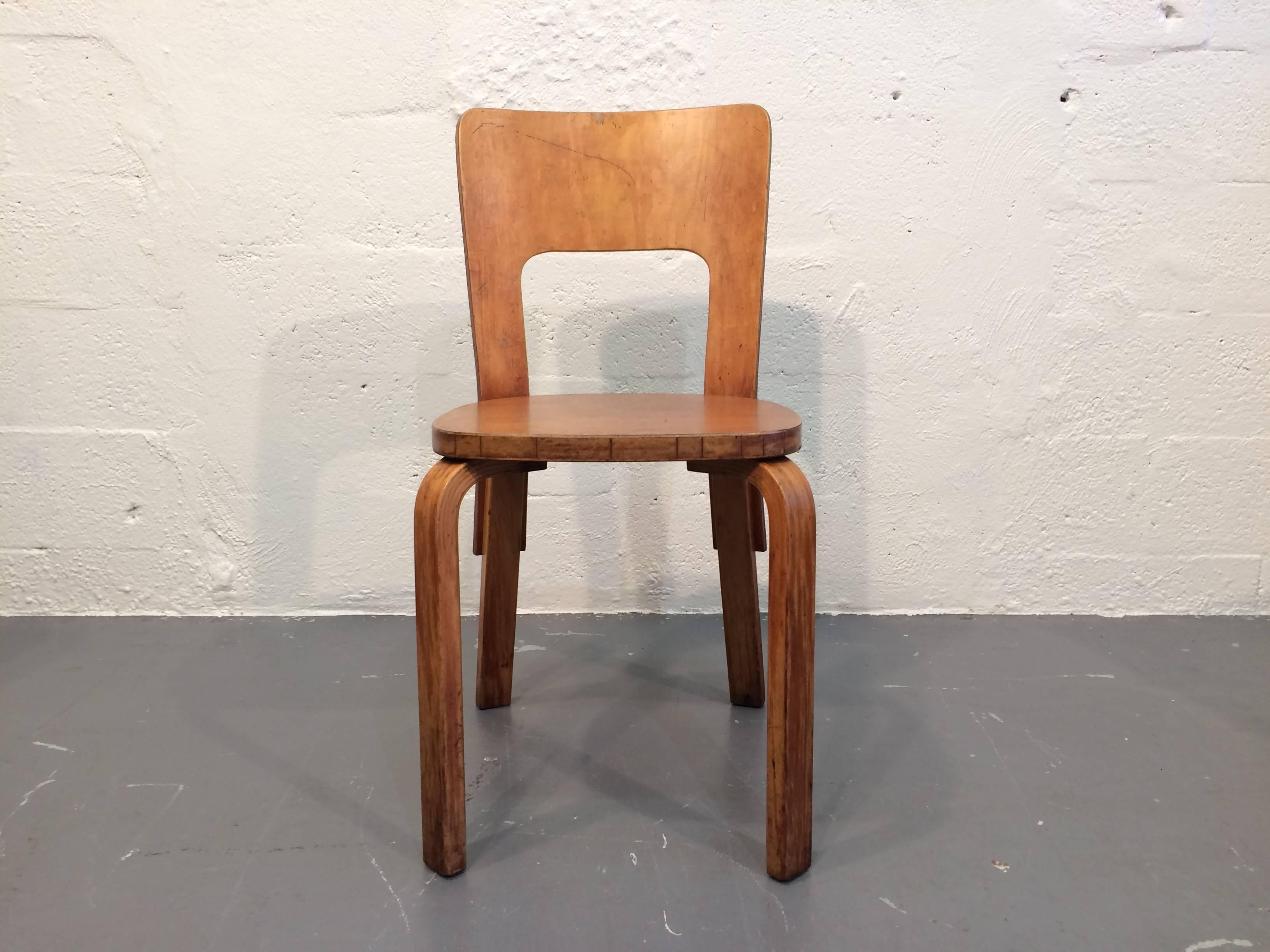 For him who loves patina, great early Alvar Aalto chair.