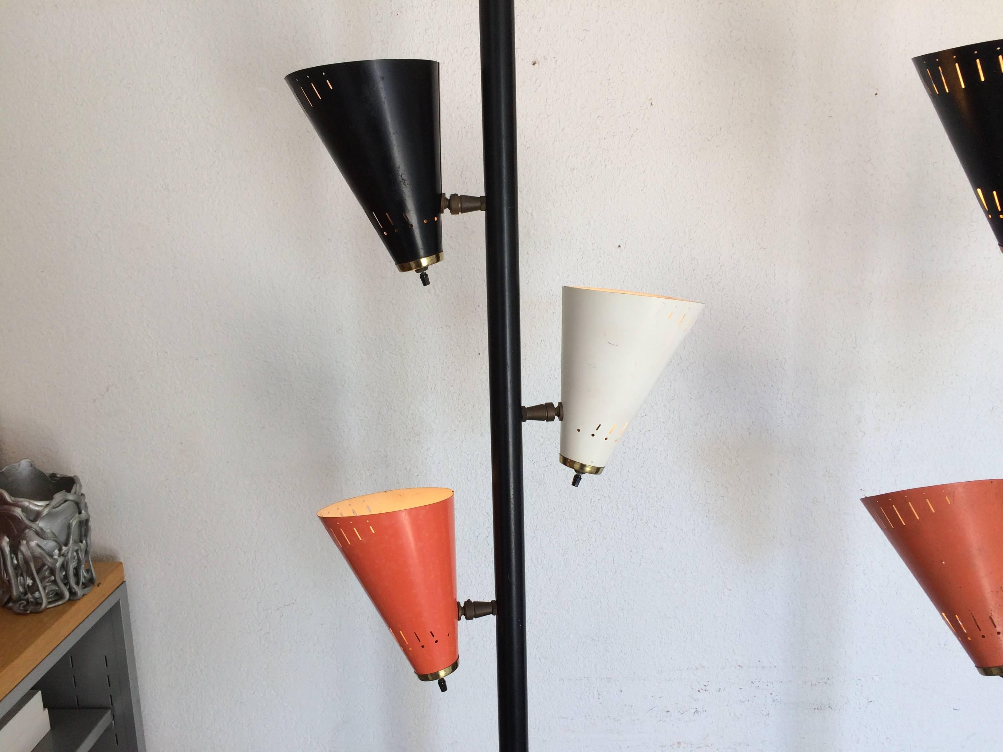 1950s pole lamp