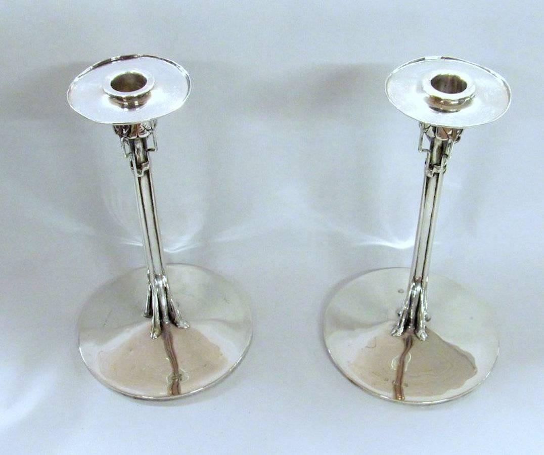 archibald knox candlesticks