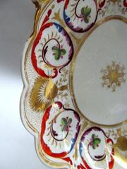 Antique English Geo. III Period Spode Porcelain Shell Shaped Dessert Dish