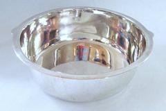 George III Matthew Boulton, O.S.P. Souffle Dish and Liner with Engraved Armorial
