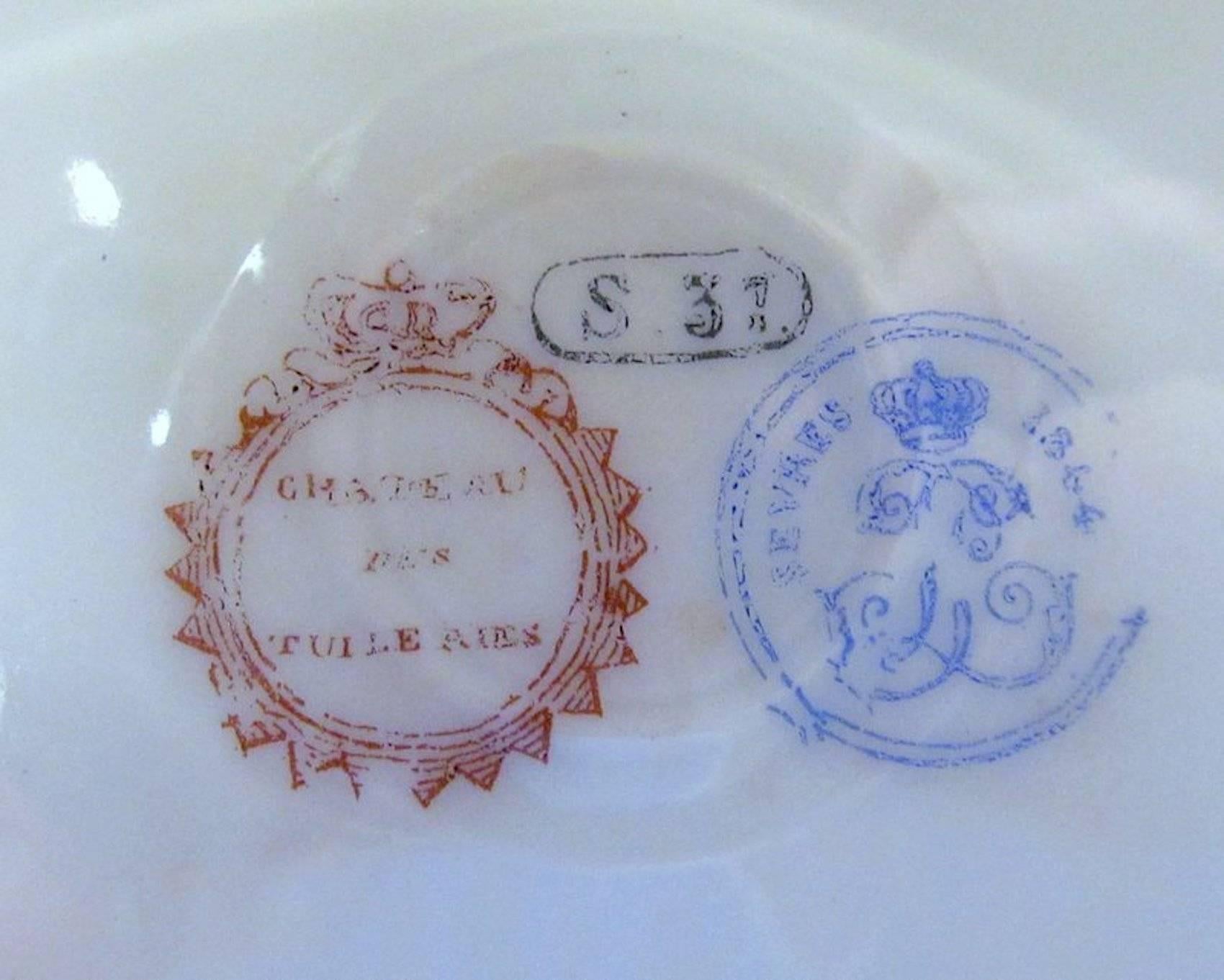 Antique French Sèvres Hand-Painted Porcelain Portrait Cabinet Plate 3