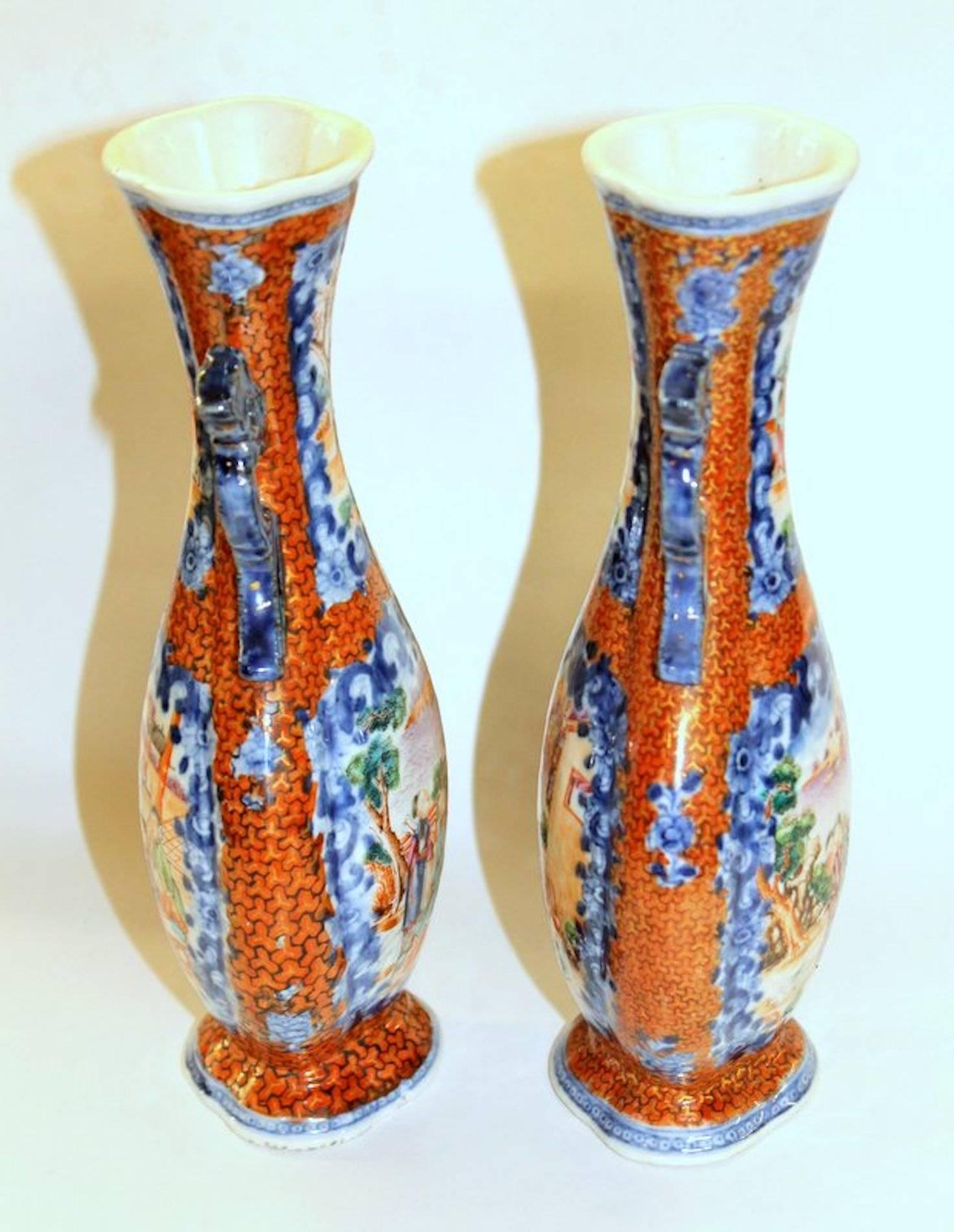 Pair of antique Chinese porcelain 