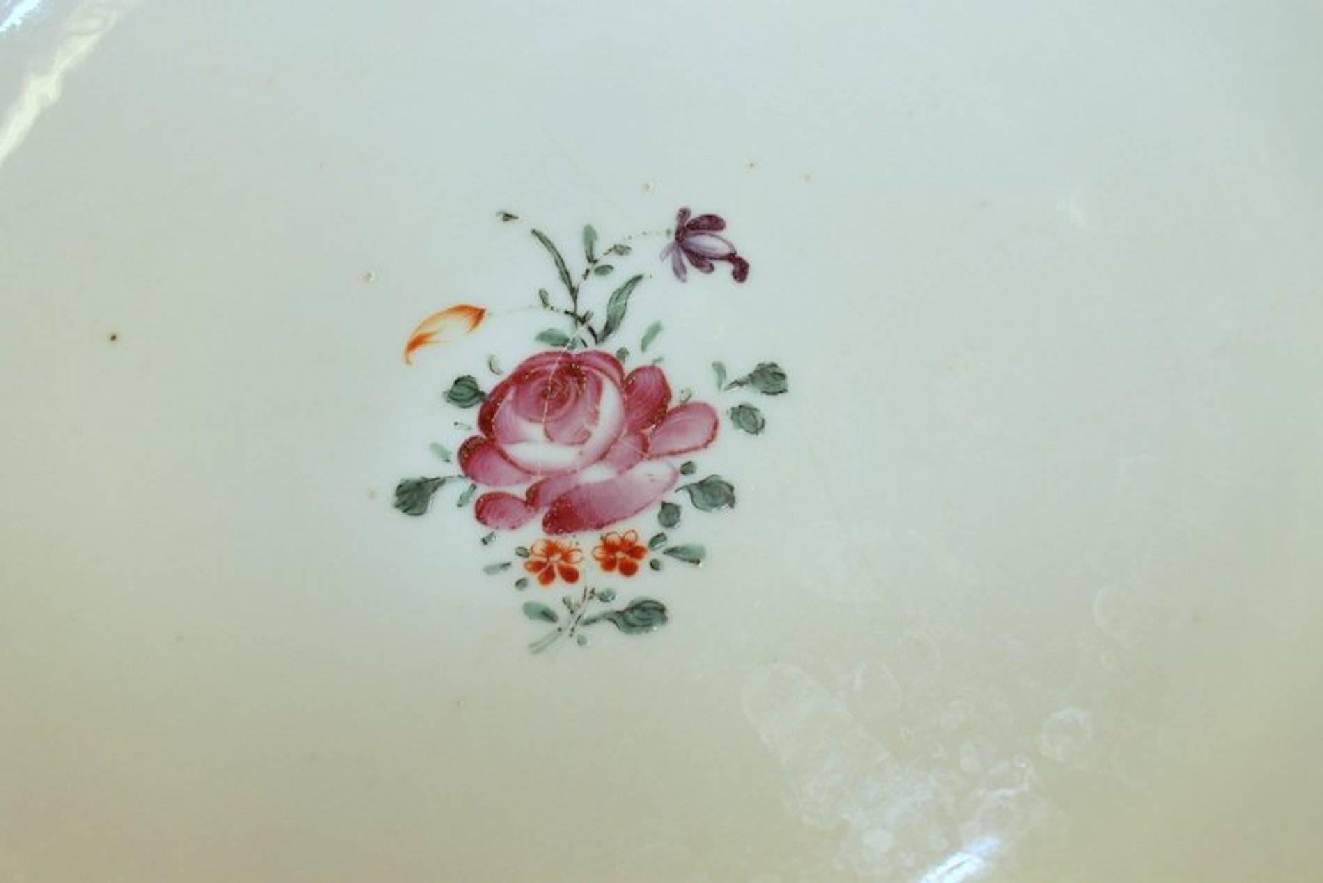 Antique Chinese Export Hand-Painted Porcelain 