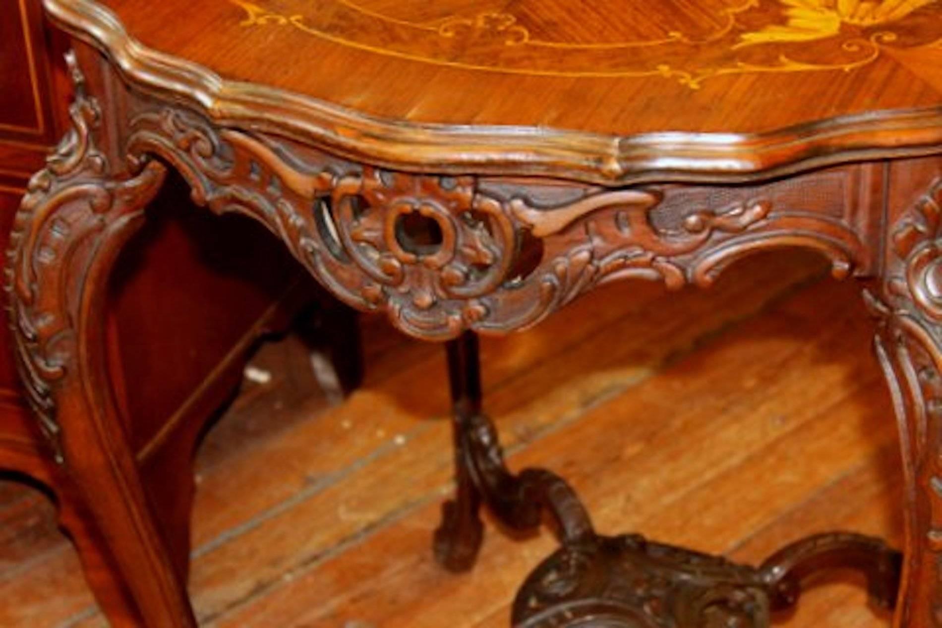 antique marquetry tables