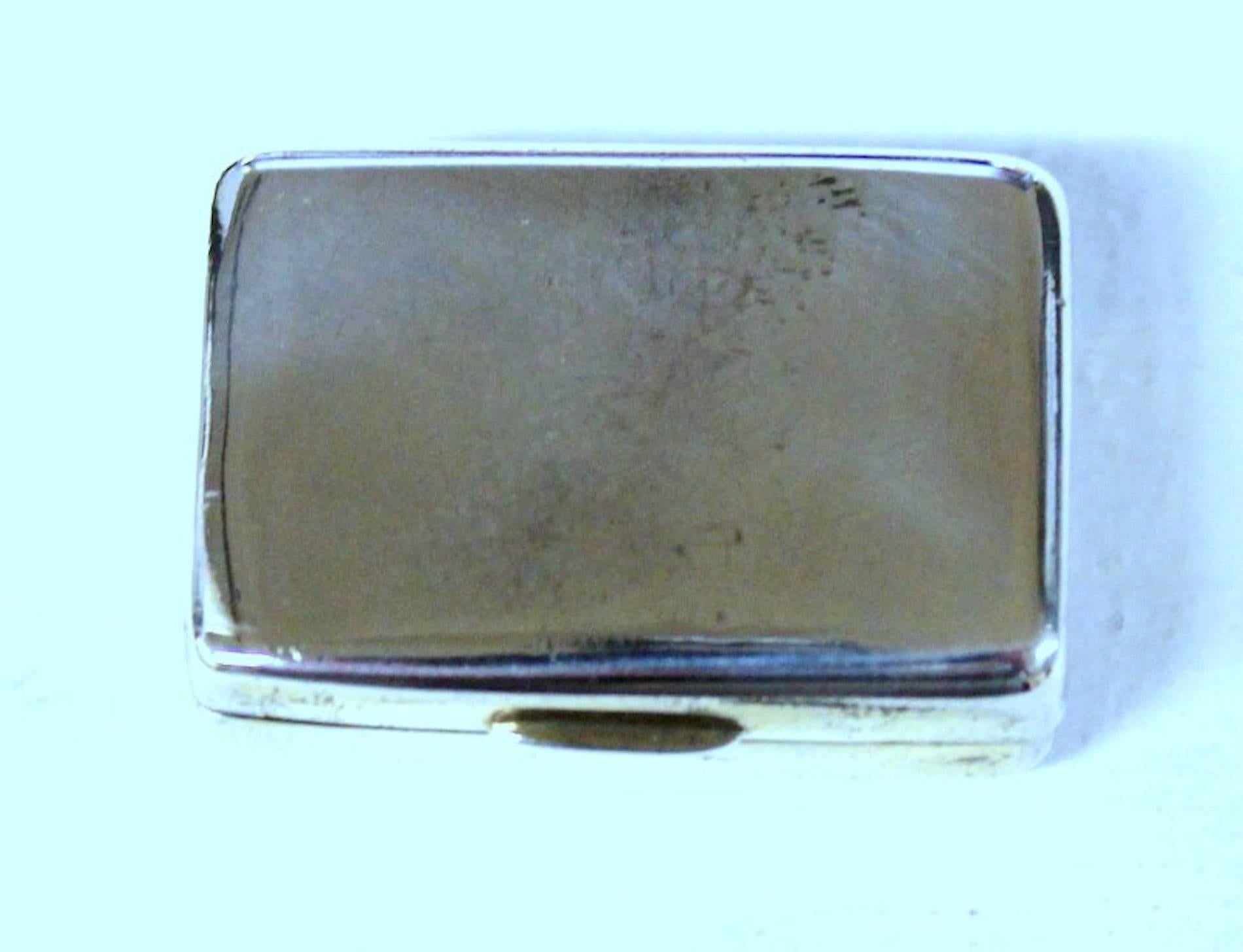 Antique English George III Sterling Vinaigrette, Maker John Robbins In Good Condition For Sale In Charleston, SC