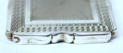 Antique American Hand Engraved .900 Fine Coin Silver Albert Coles Card Case