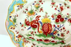 Antique English Chamberlain's Worcester Kakiemon "Jabberwocky" Patt. Platter