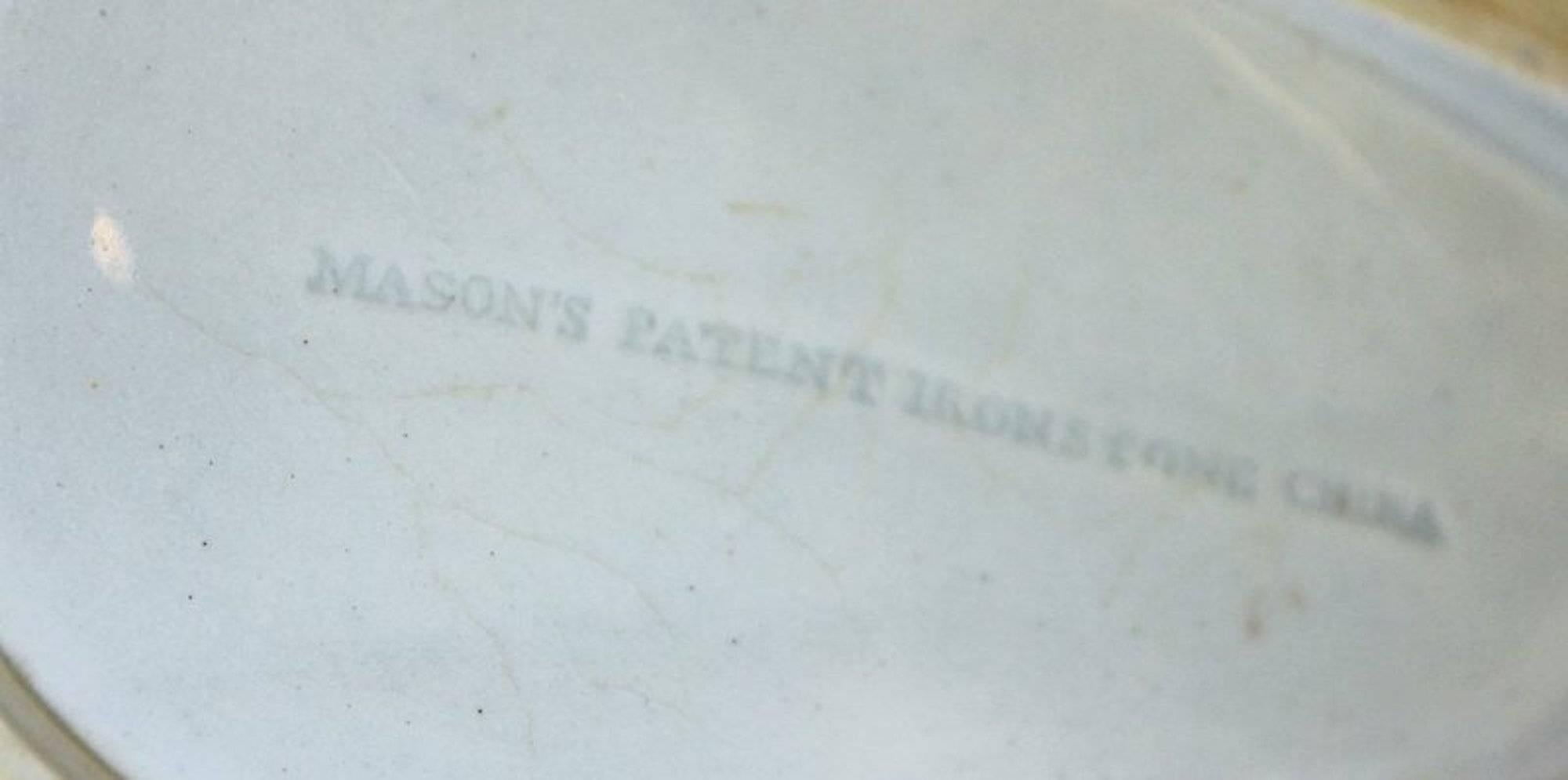 Rare Early 19th Century English Mason's Ironstone 