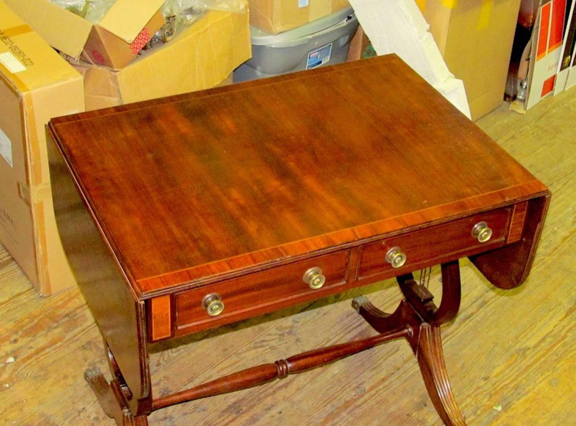 antique sofa table