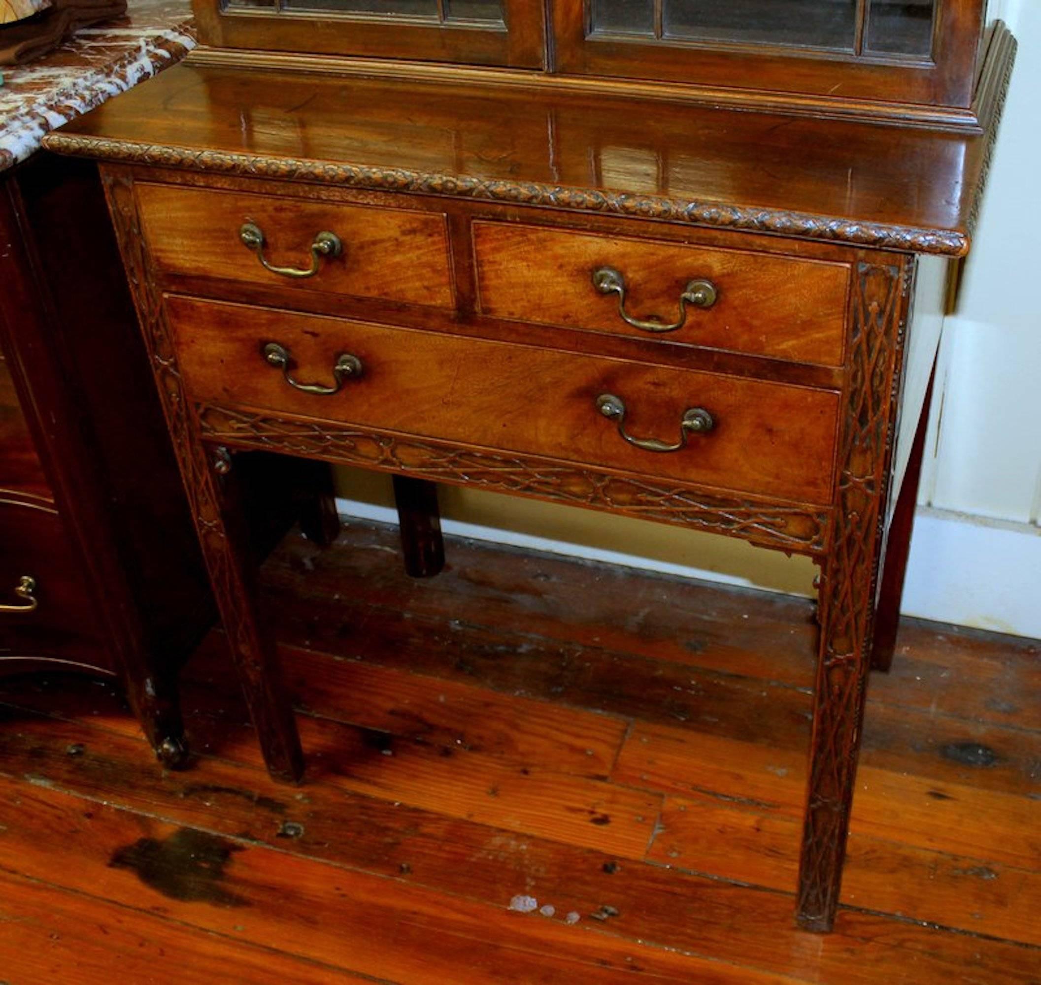 chinese chippendale cabinet