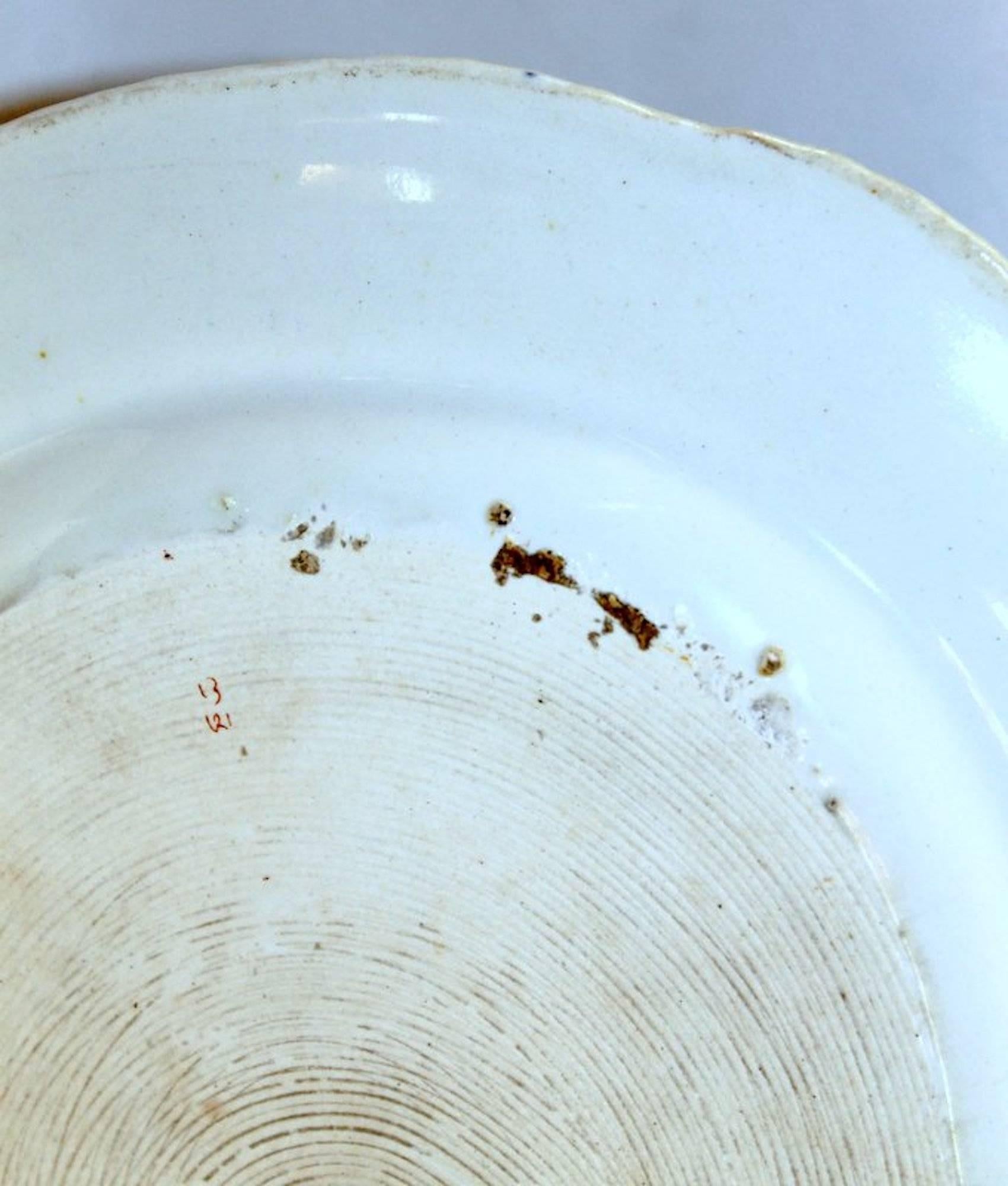 Antiguo plato decorativo inglés pintado a mano Ridgway Ironstone Imari Piedra de hierro en venta